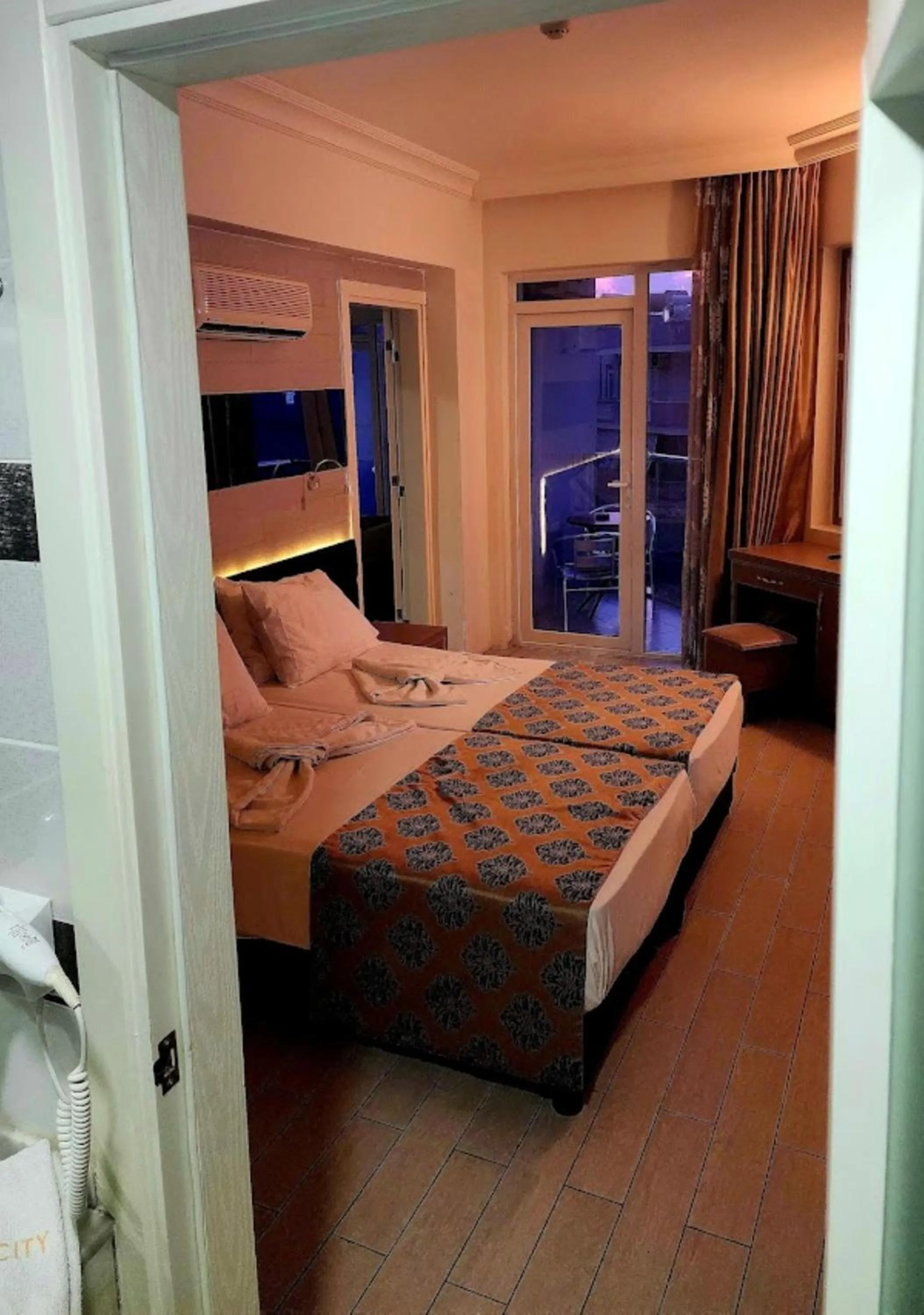 Bed in Cleopatra City Hotel Alanya