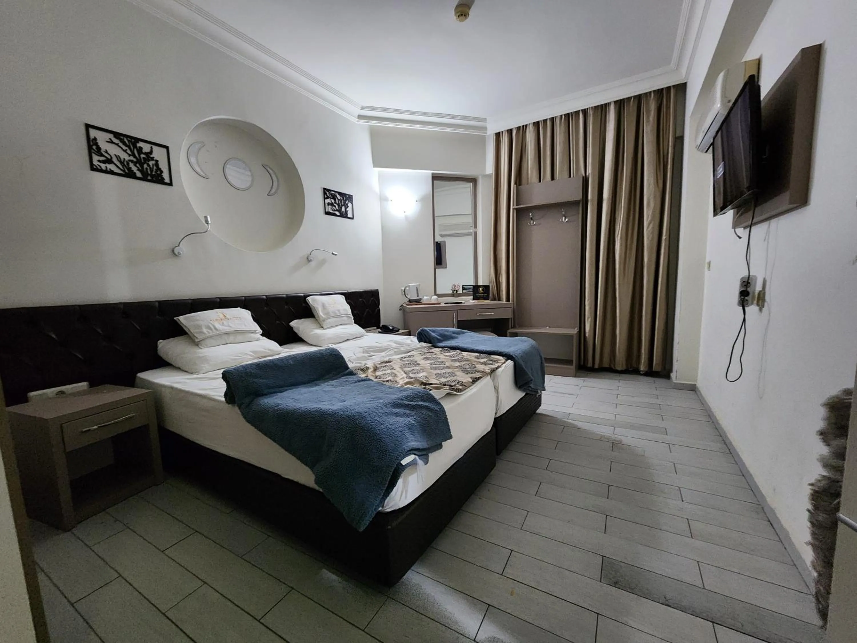 Bed in Cleopatra City Hotel Alanya