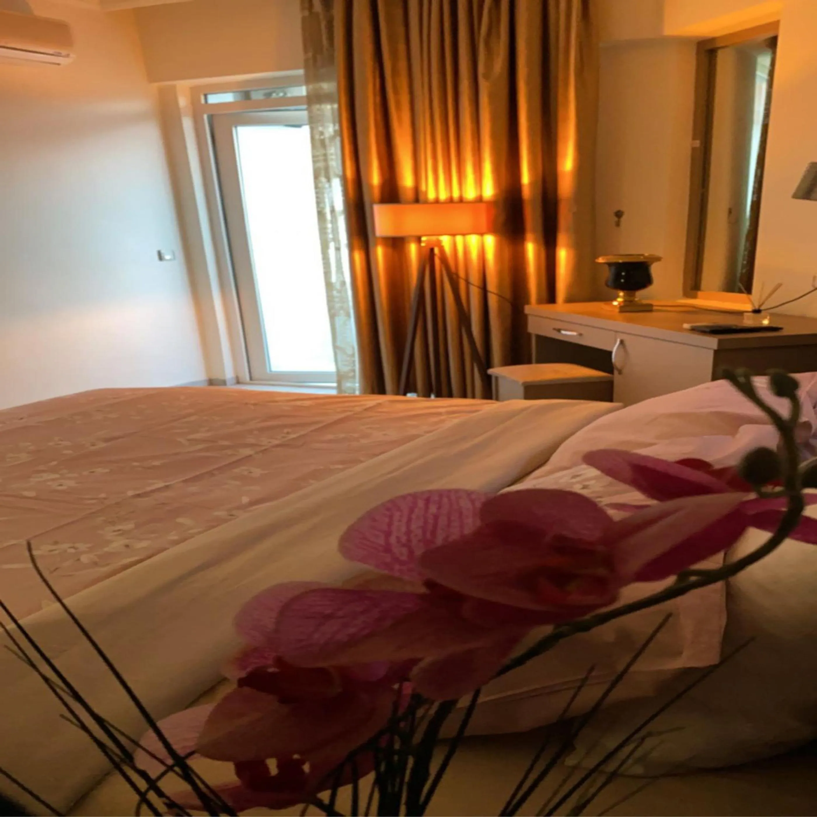 Bed in Cleopatra City Hotel Alanya