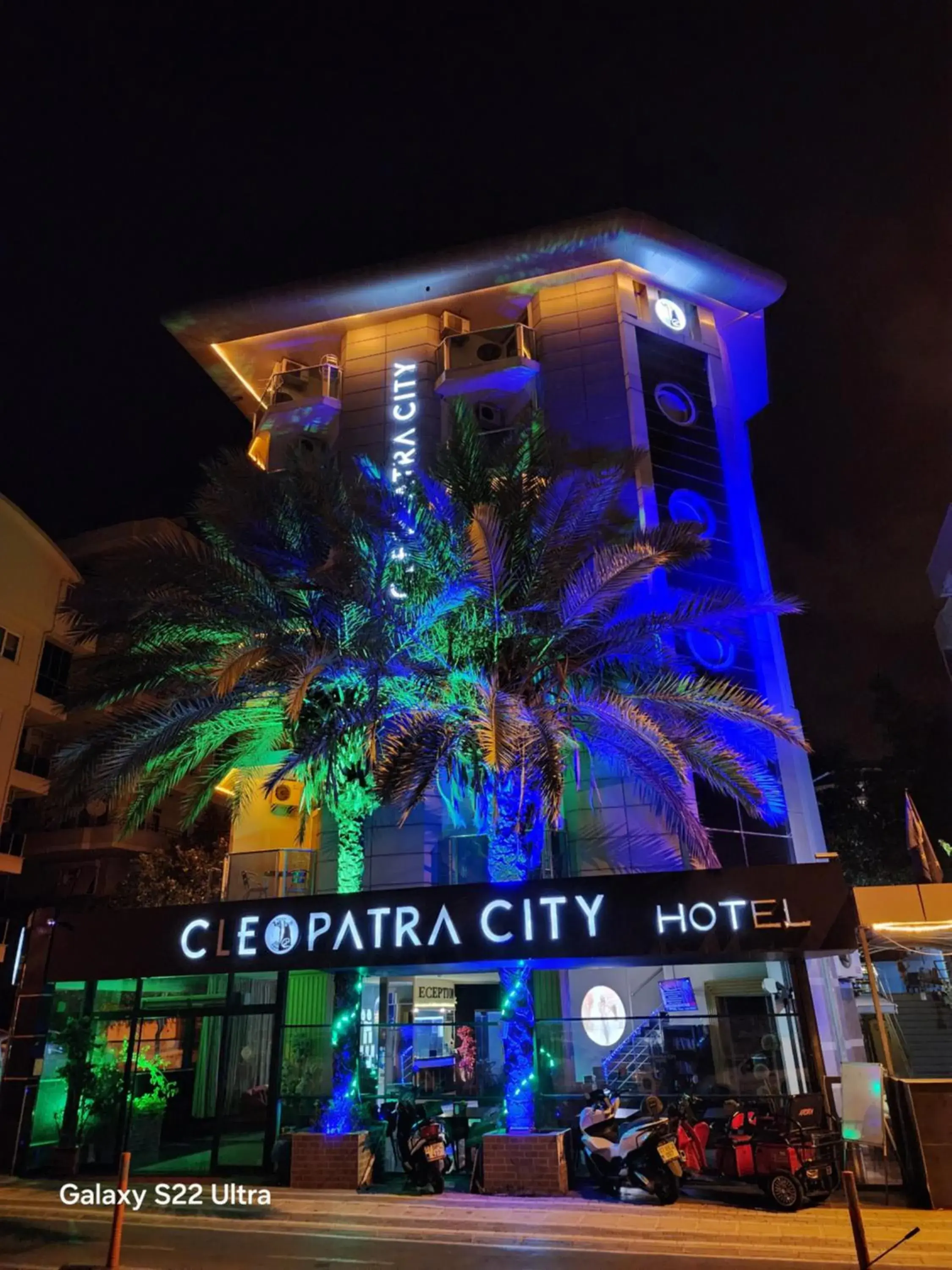 Property building in Cleopatra City Hotel Alanya Property building in Cleopatra City Hotel Alanya