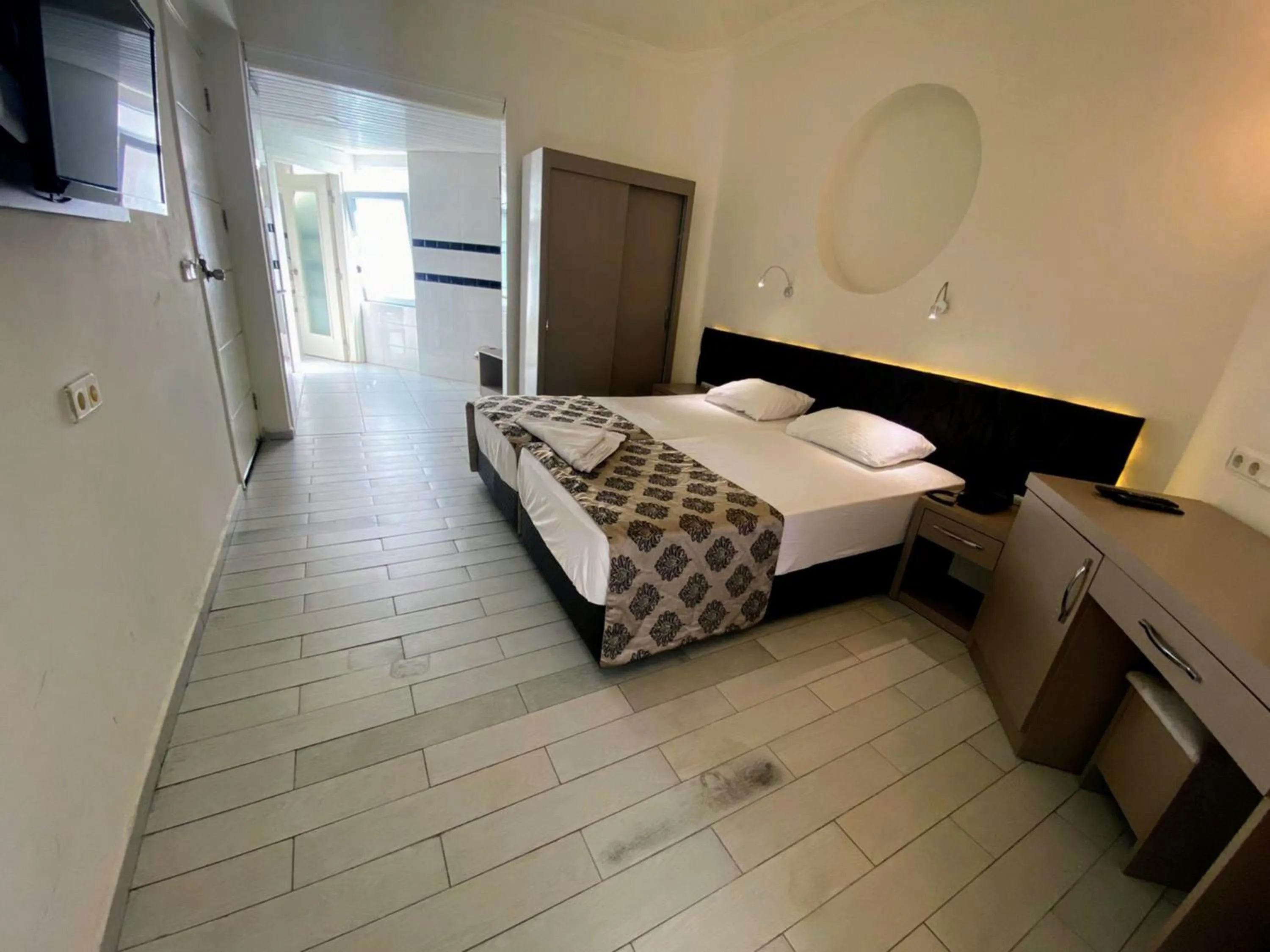 Bed in Cleopatra City Hotel Alanya