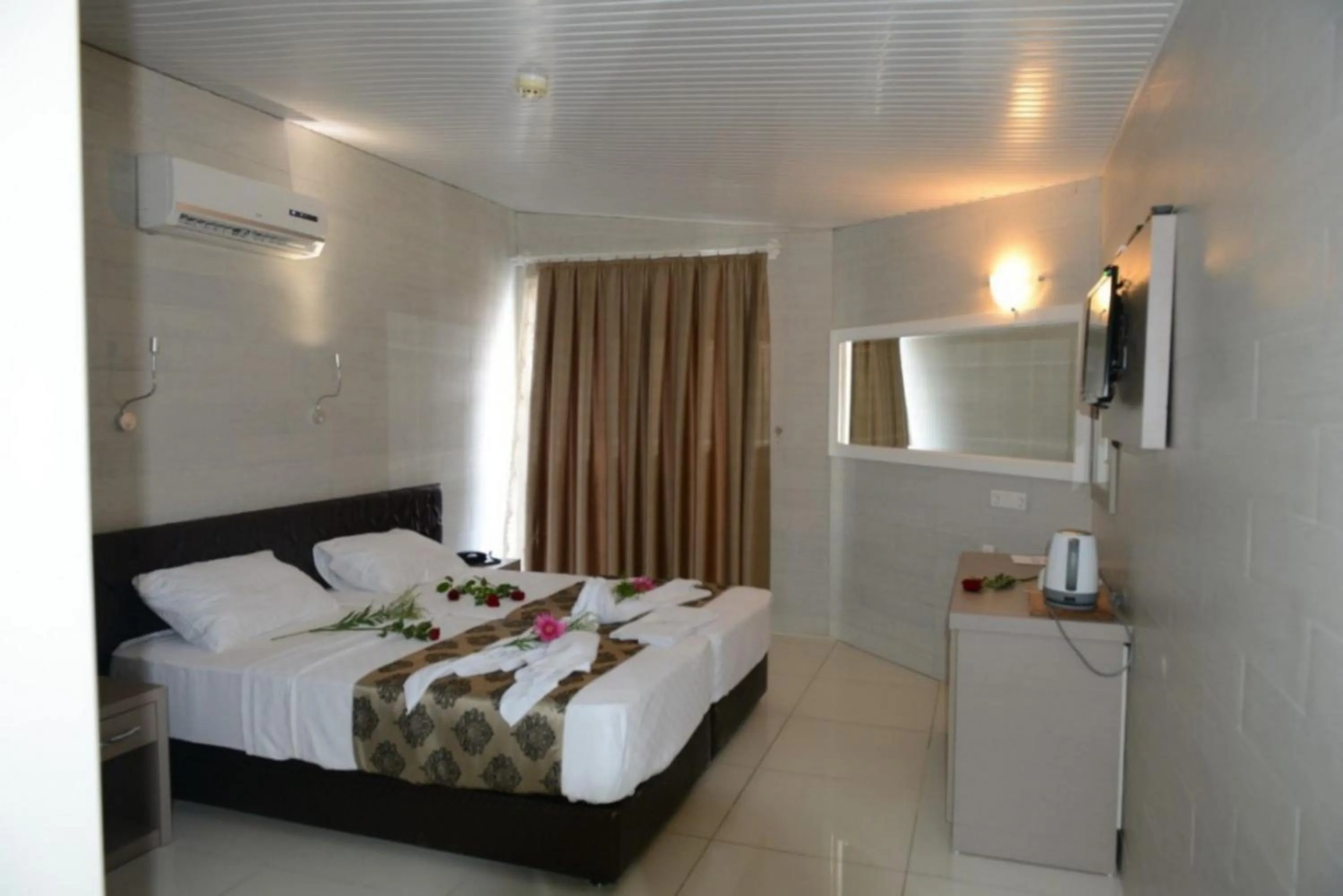 Bed in Cleopatra City Hotel Alanya