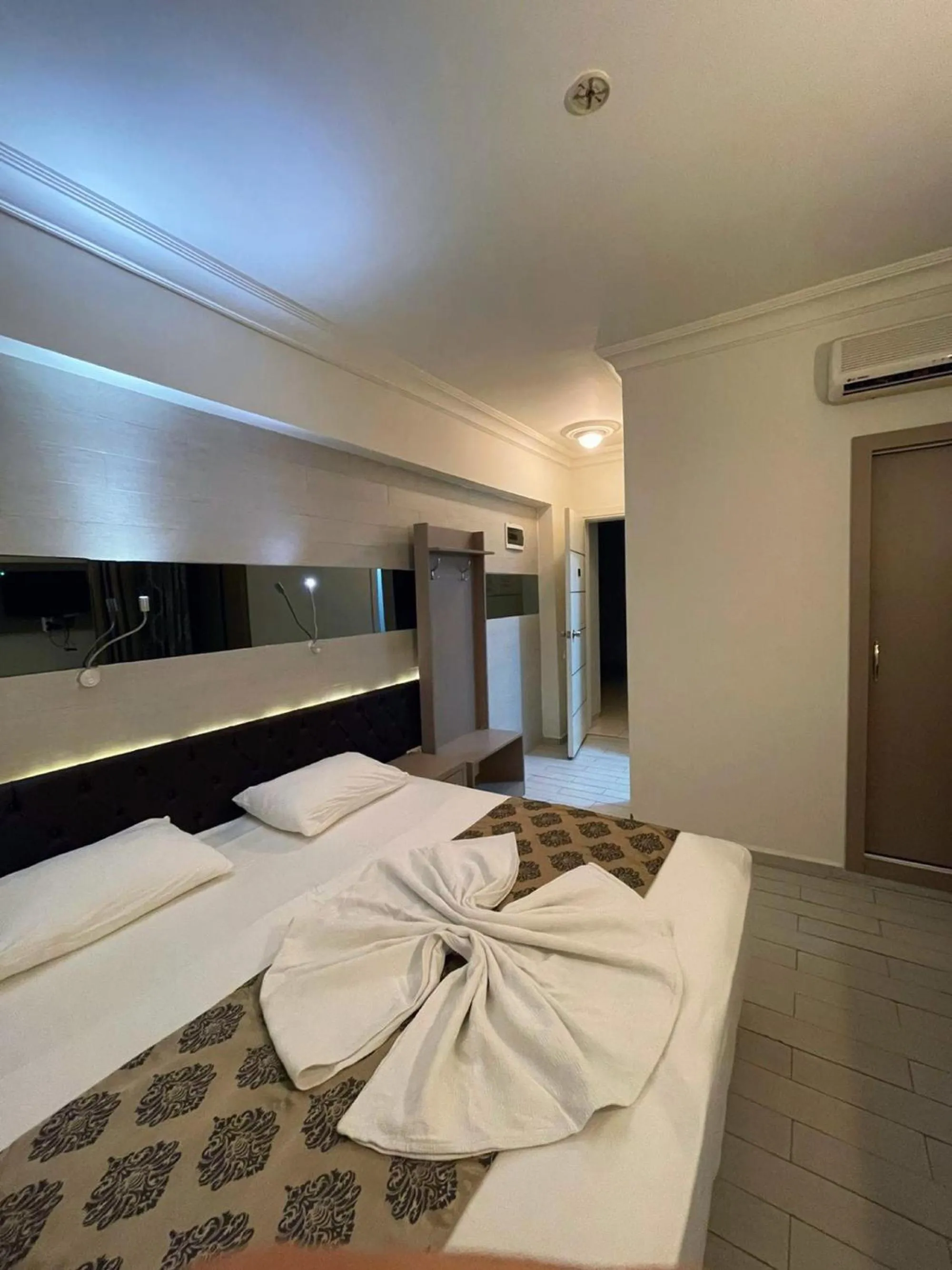 Bed in Cleopatra City Hotel Alanya