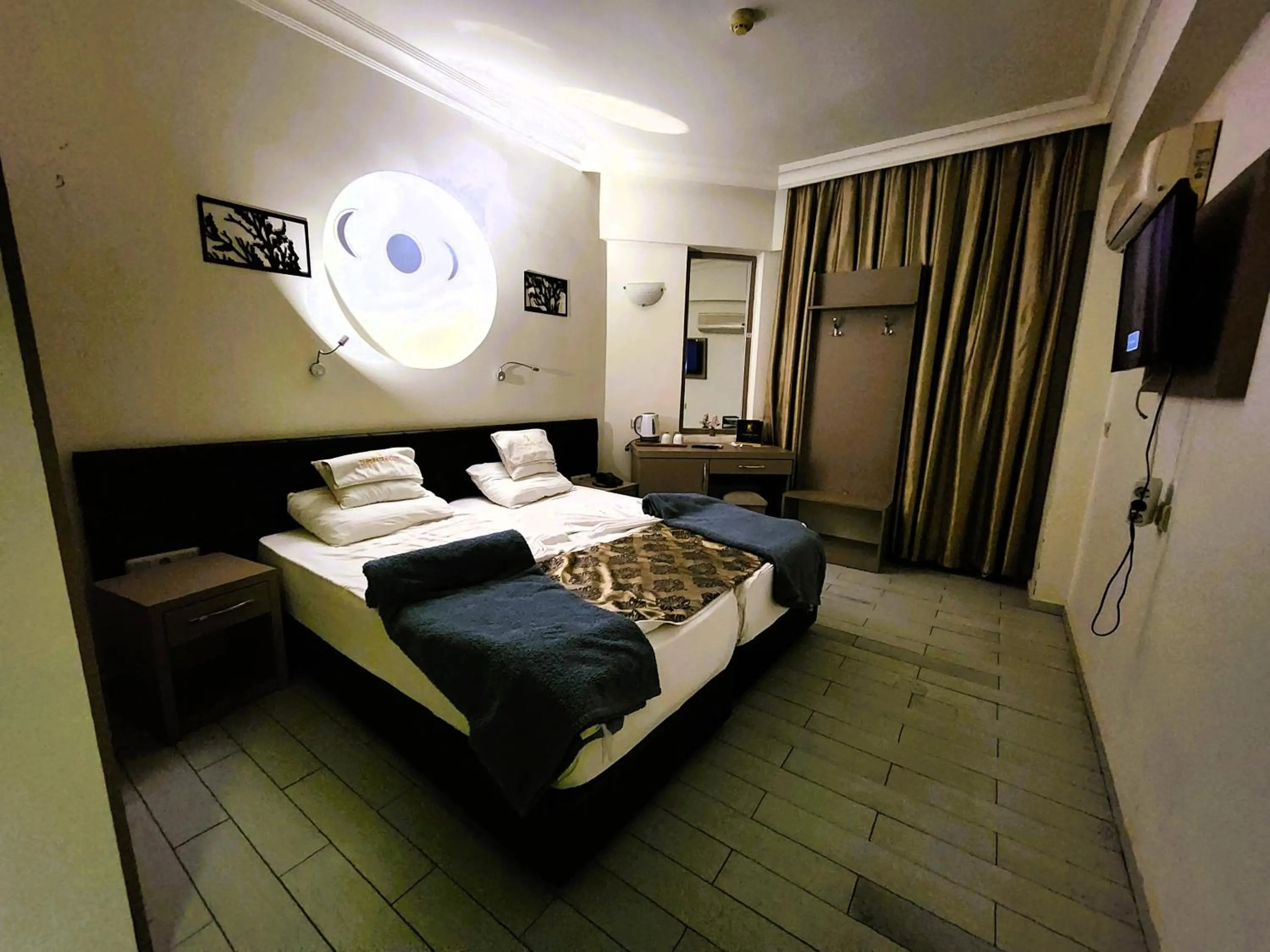 Bed in Cleopatra City Hotel Alanya