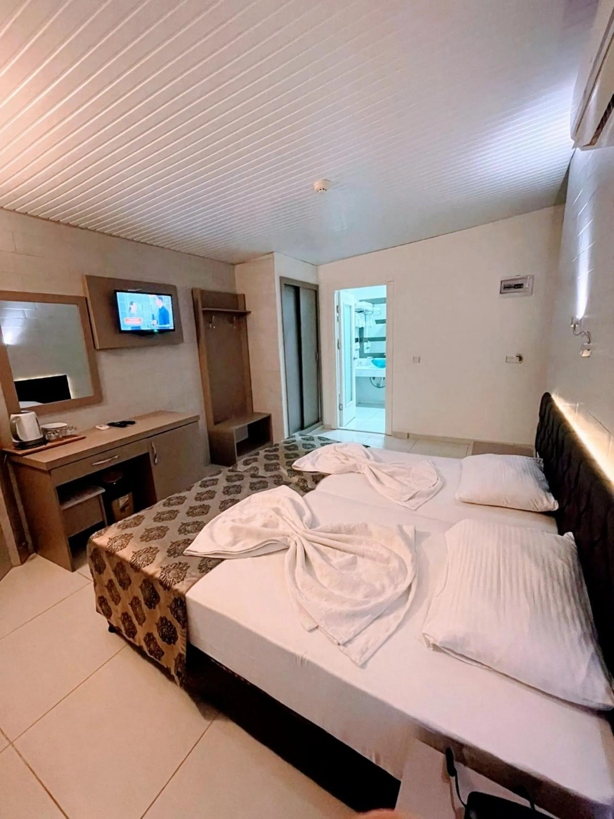 Bed in Cleopatra City Hotel Alanya