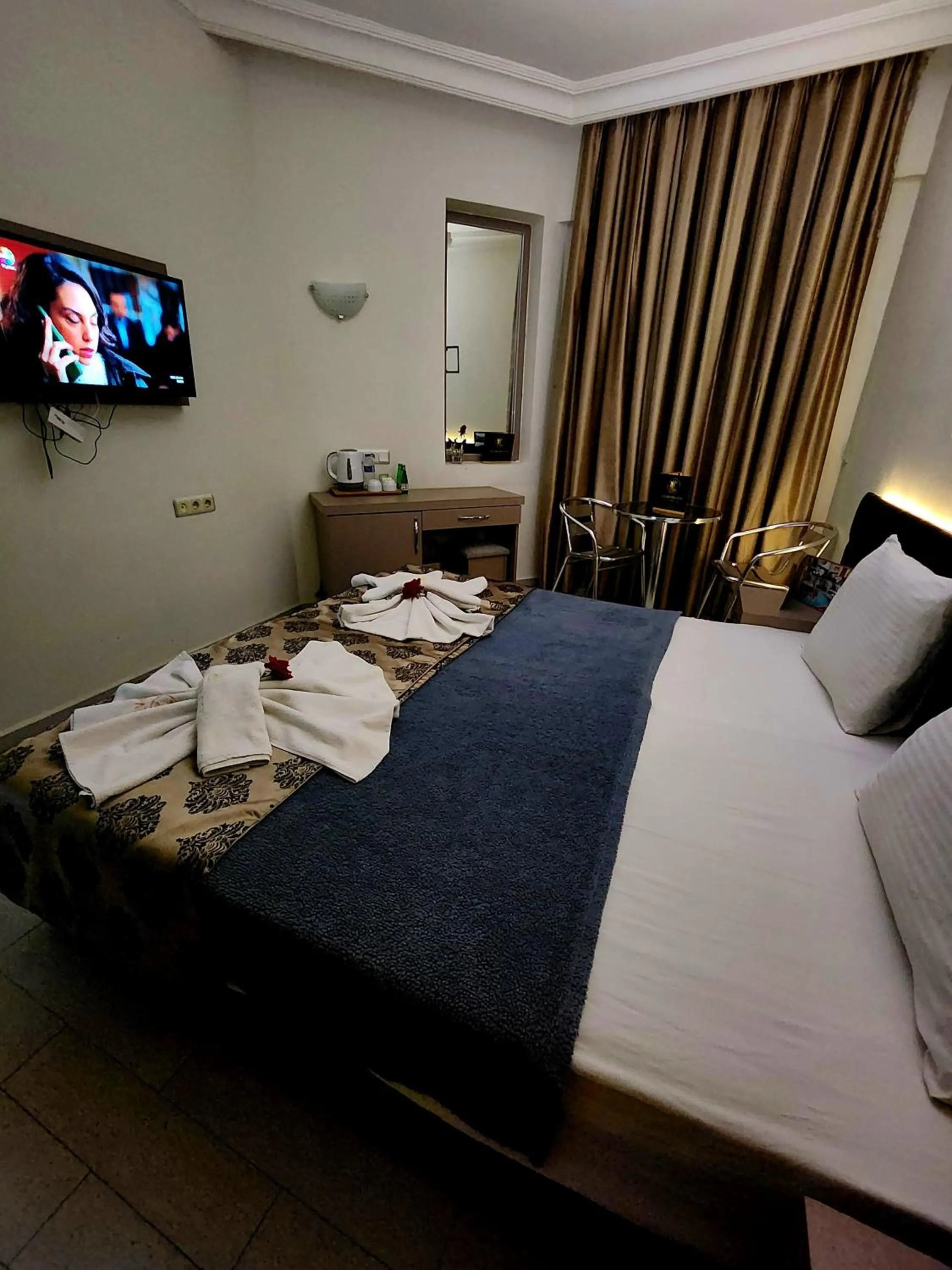 Bed in Cleopatra City Hotel Alanya