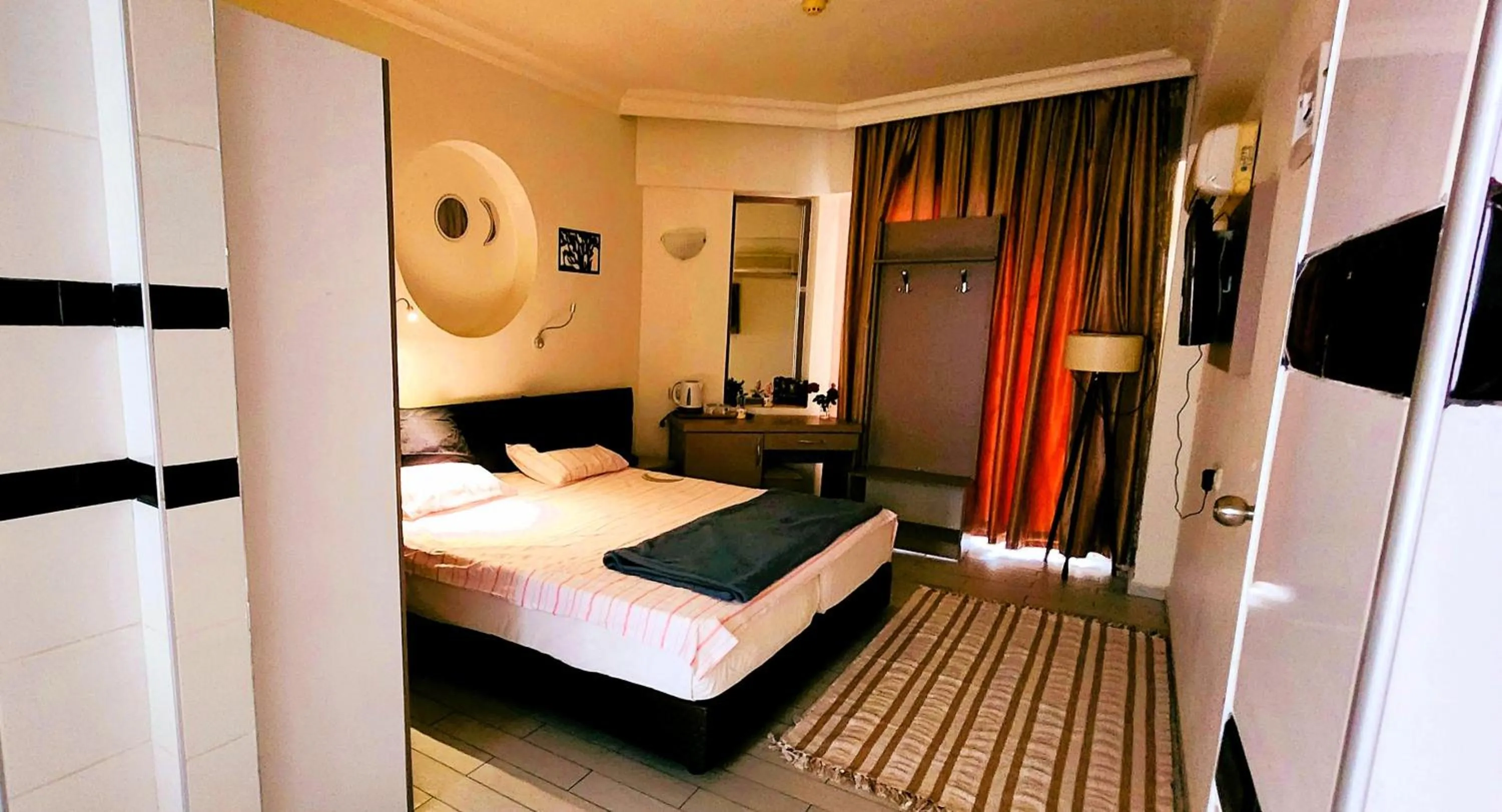 Bed in Cleopatra City Hotel Alanya