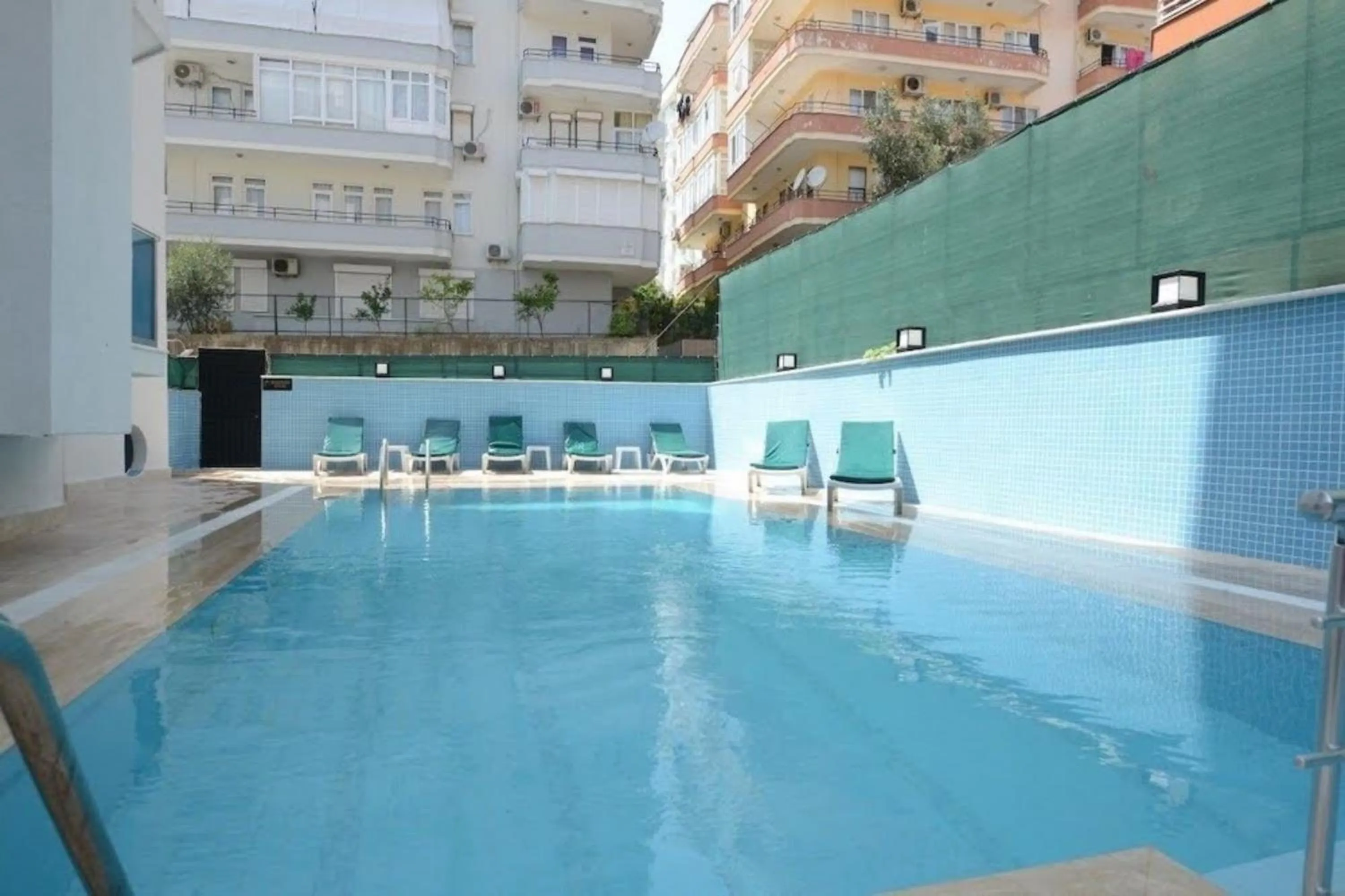 Pool view in Cleopatra City Hotel Alanya