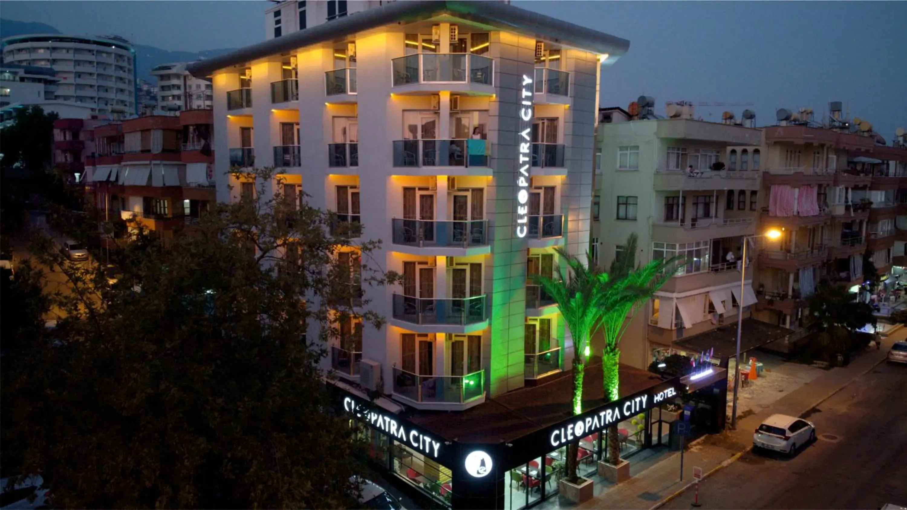 Property building in Cleopatra City Hotel Alanya Property building in Cleopatra City Hotel Alanya