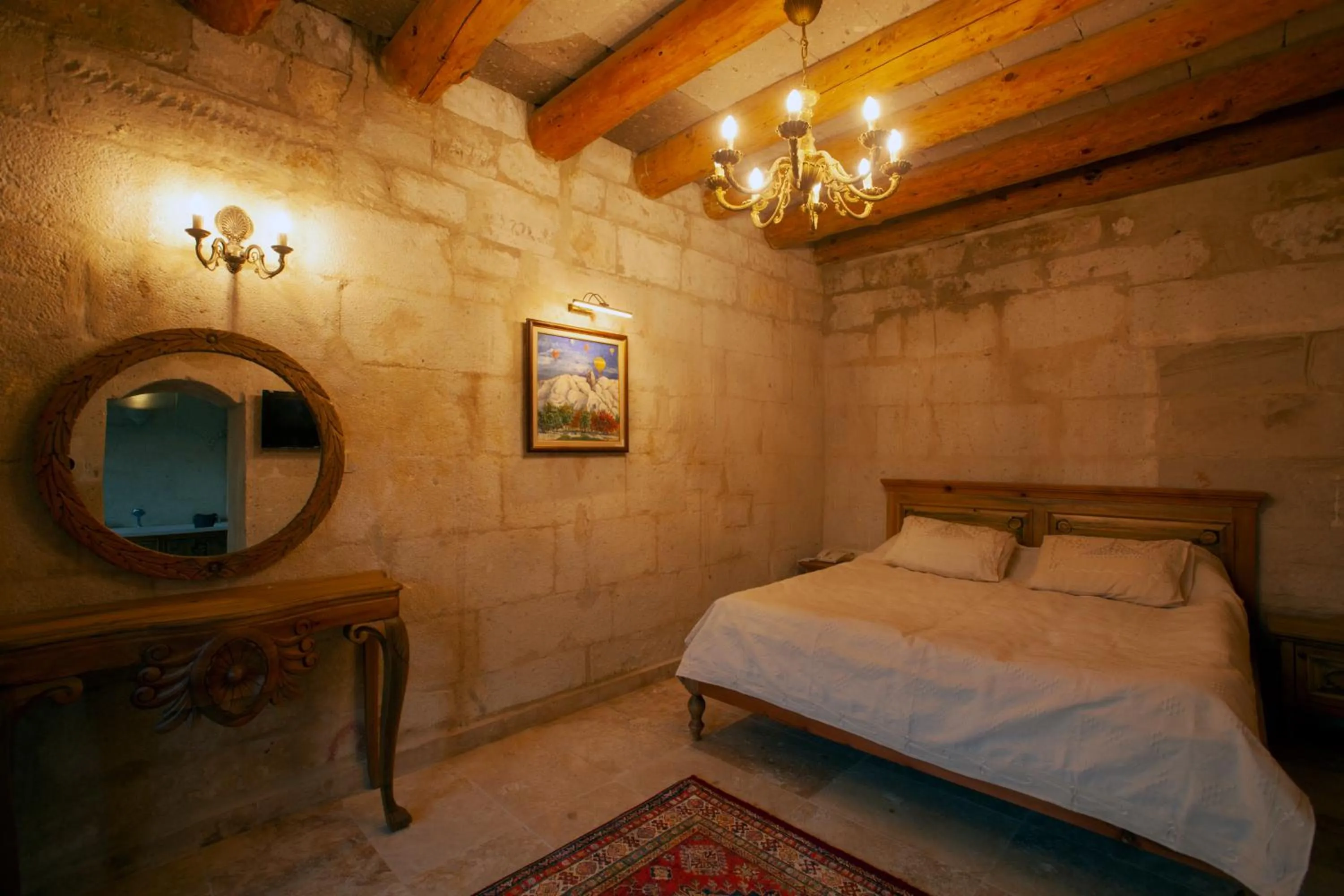 Bedroom, Bed in Narcissos Cave