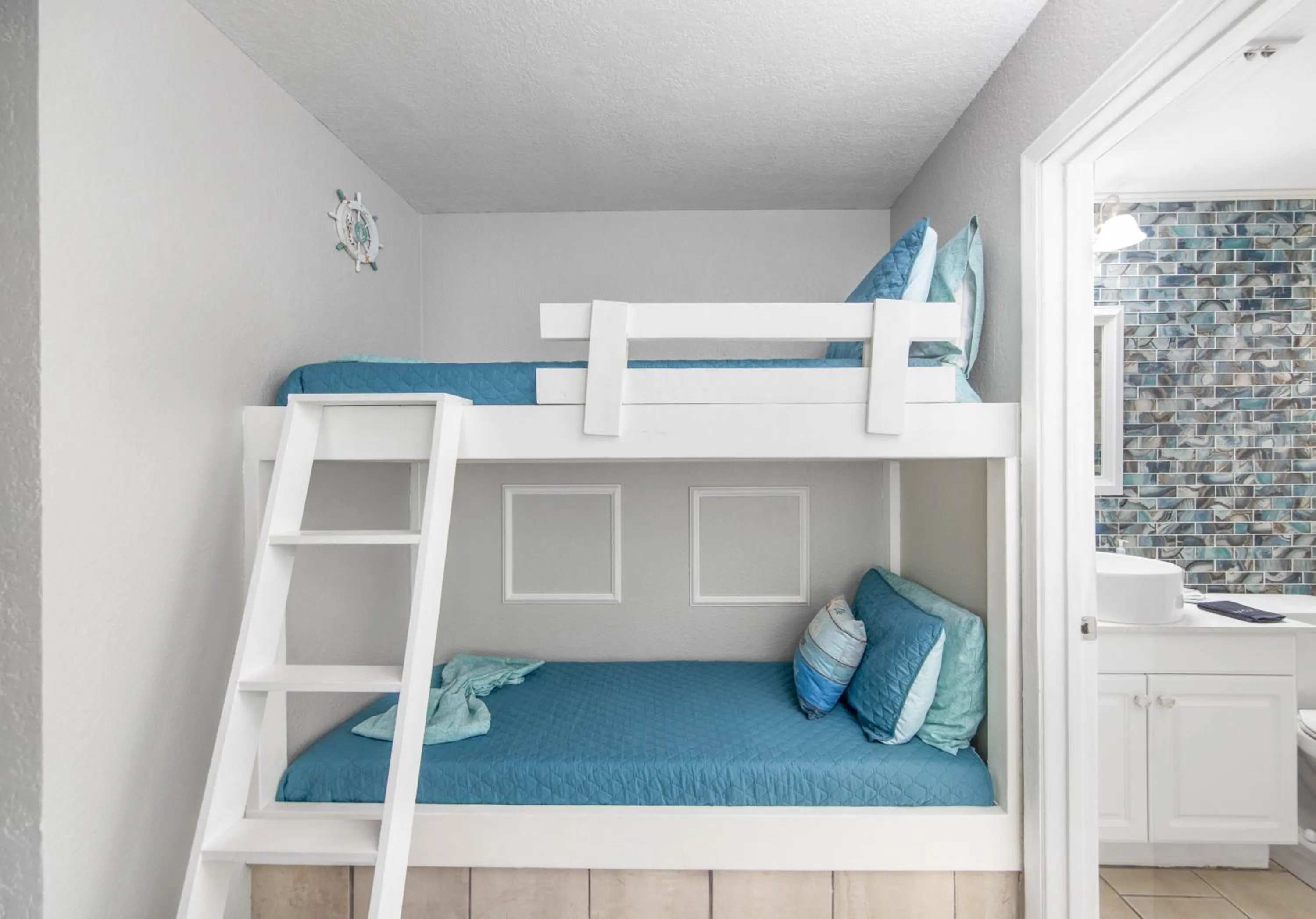 bunk bed, Bed in SPI Beach Condo - Just a block away to Paradise
