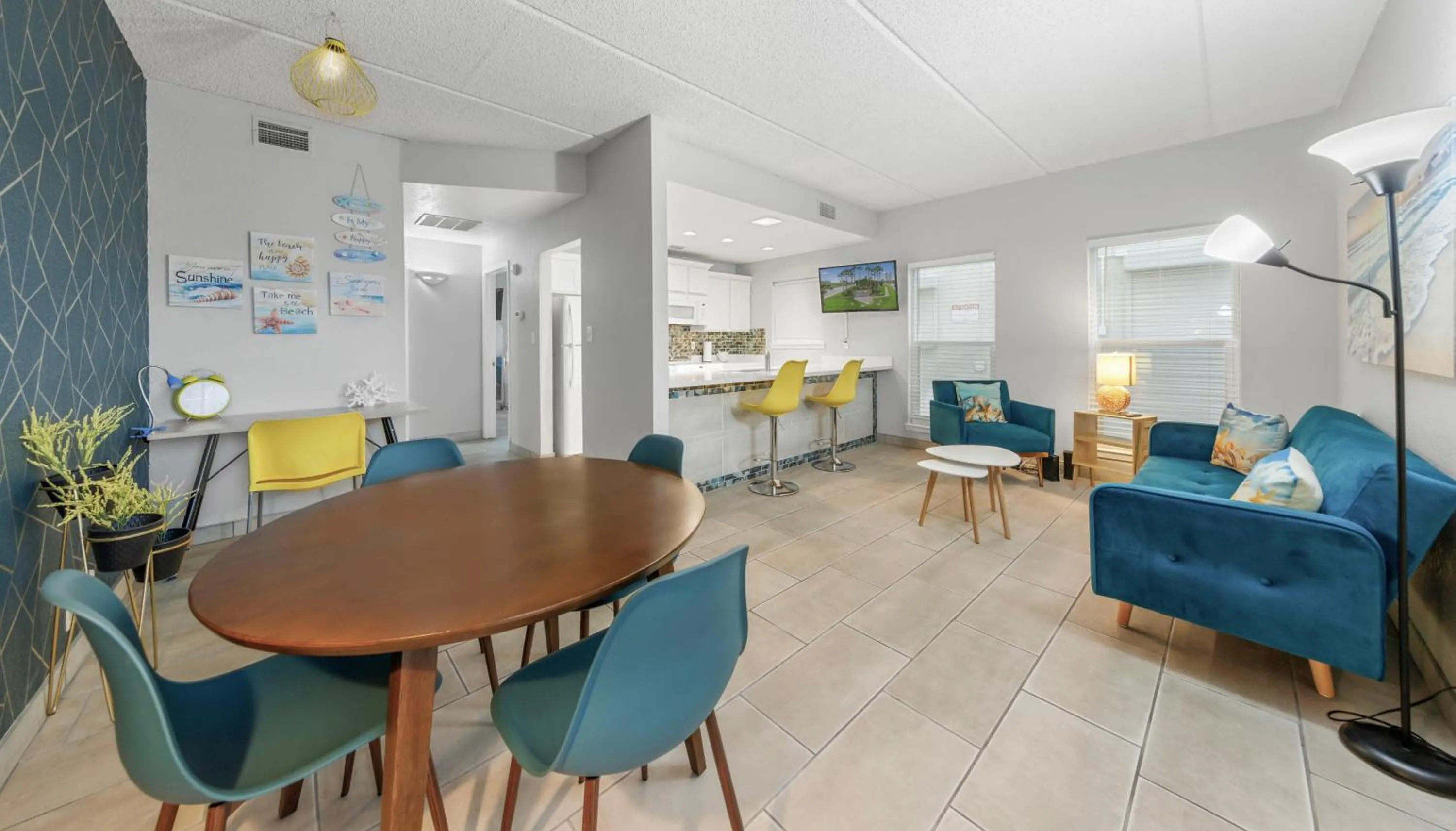 Kitchen or kitchenette in SPI Beach Condo - Just a block away to Paradise