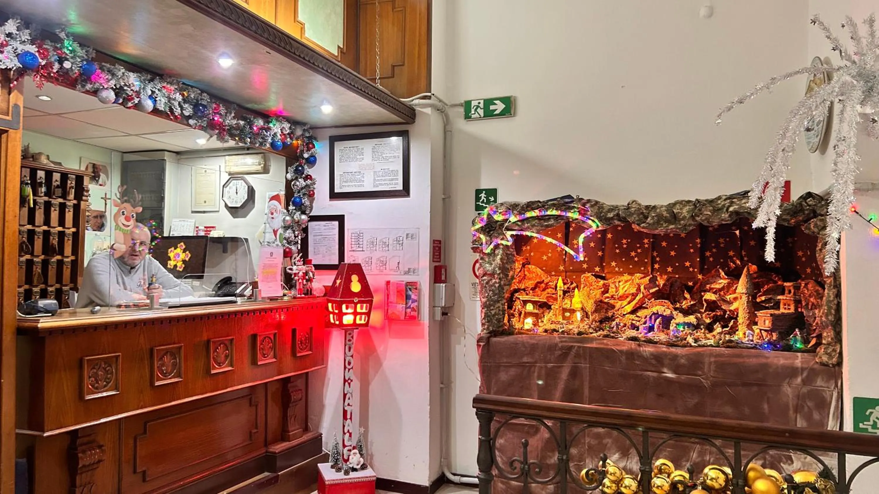 Lobby or reception in Albergo fiorita