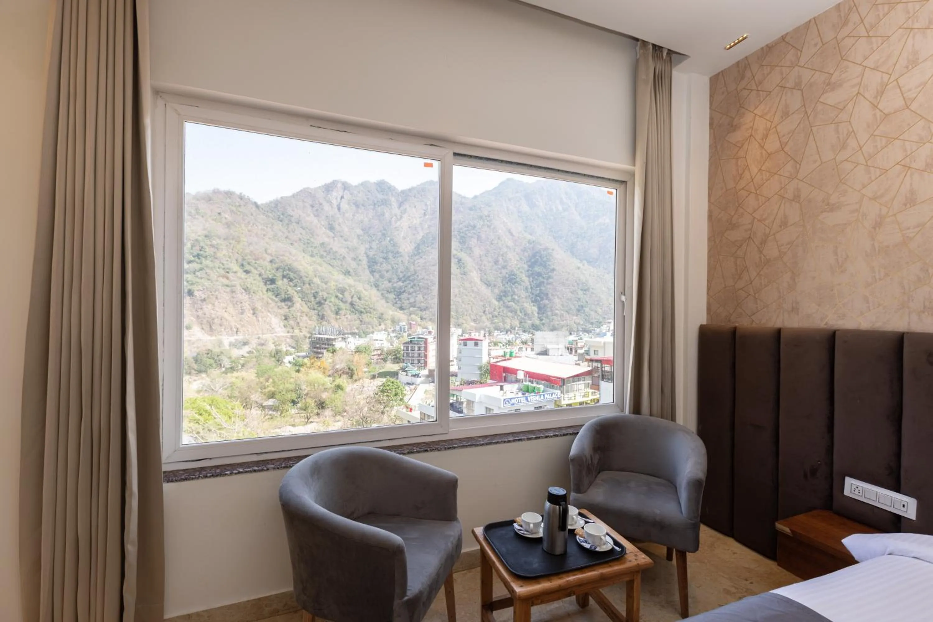Mountain view in Vyom Boutique Hotel Rishikesh