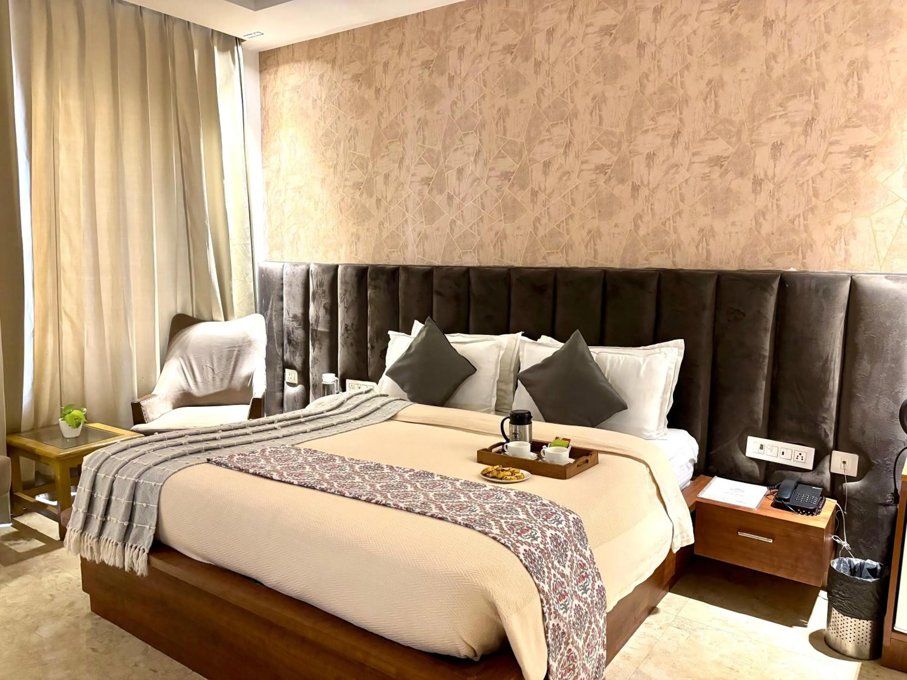 Bedroom, Bed in Vyom Boutique Hotel Rishikesh