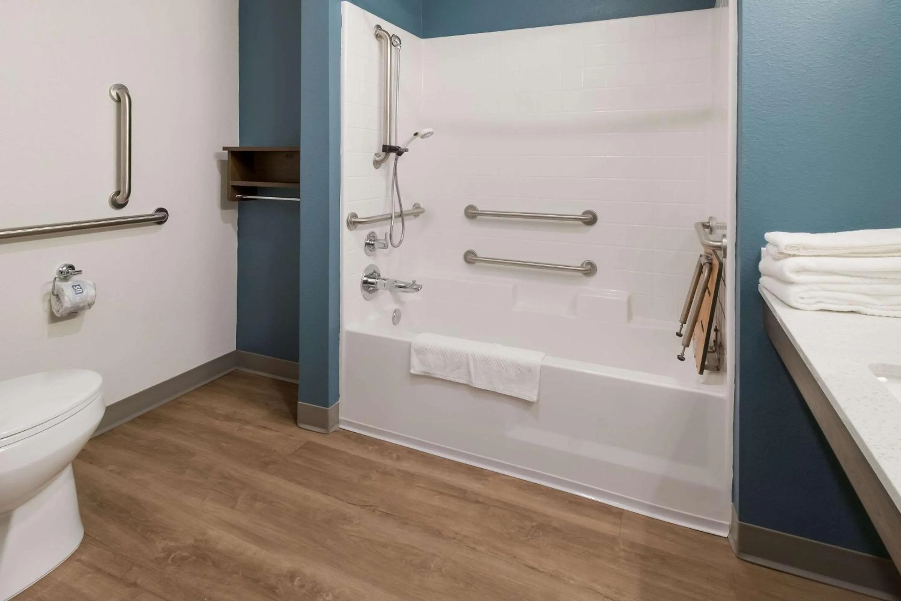 Bathroom in WoodSpring Suites Mesa Chandler