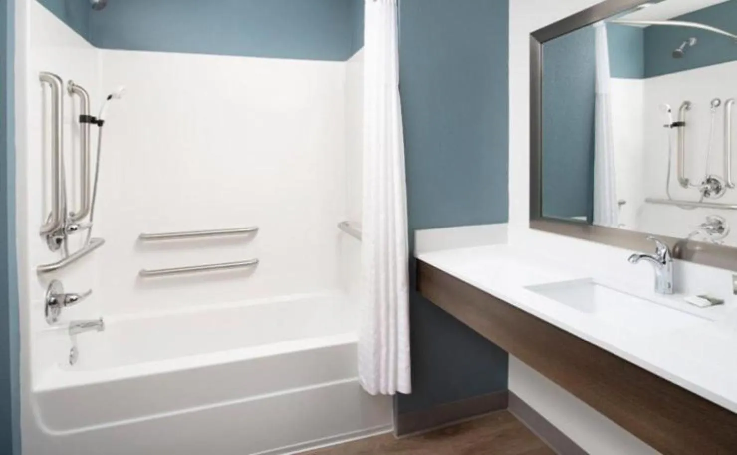 Bathroom in WoodSpring Suites Mesa Chandler