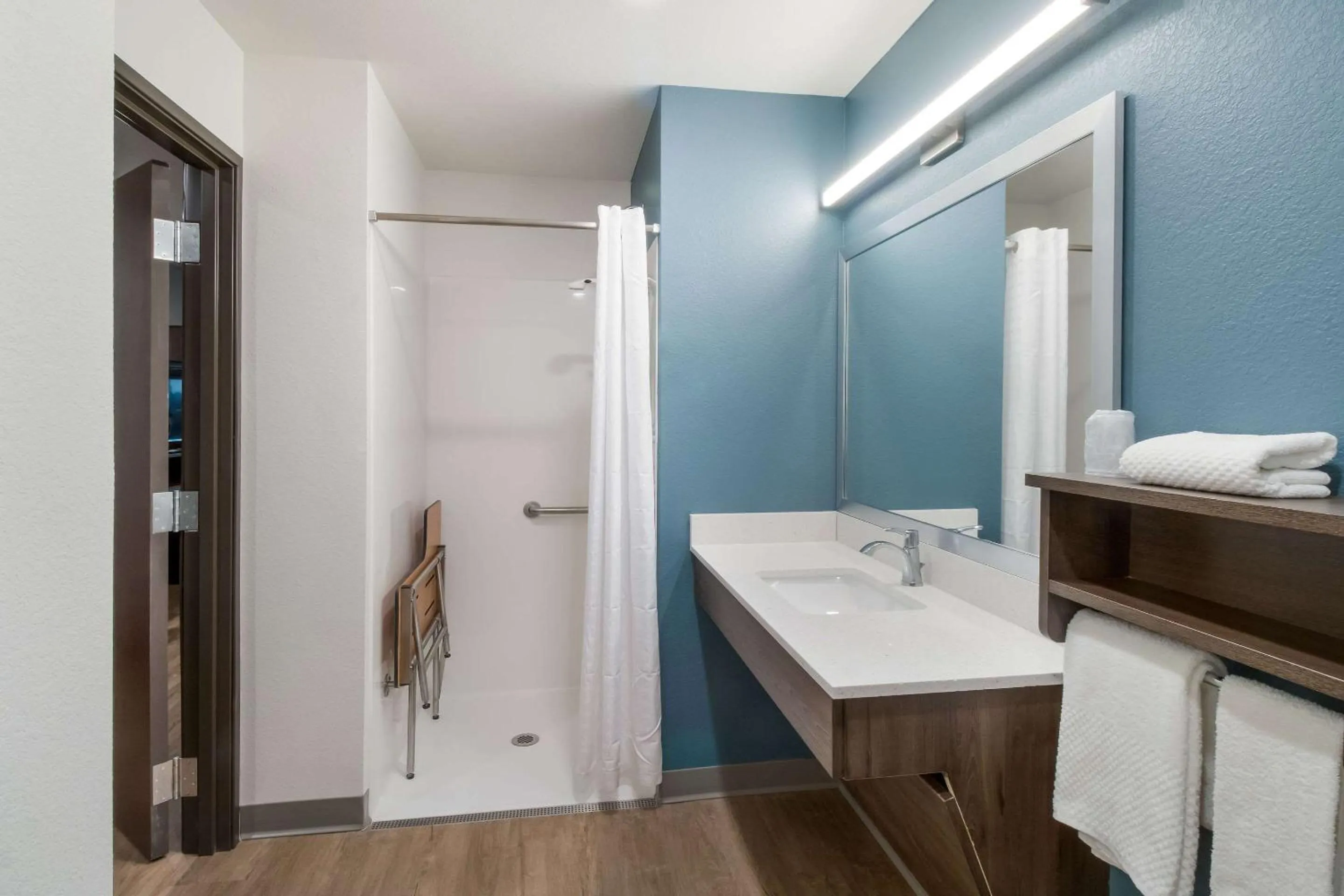 Bathroom in WoodSpring Suites Mesa Chandler