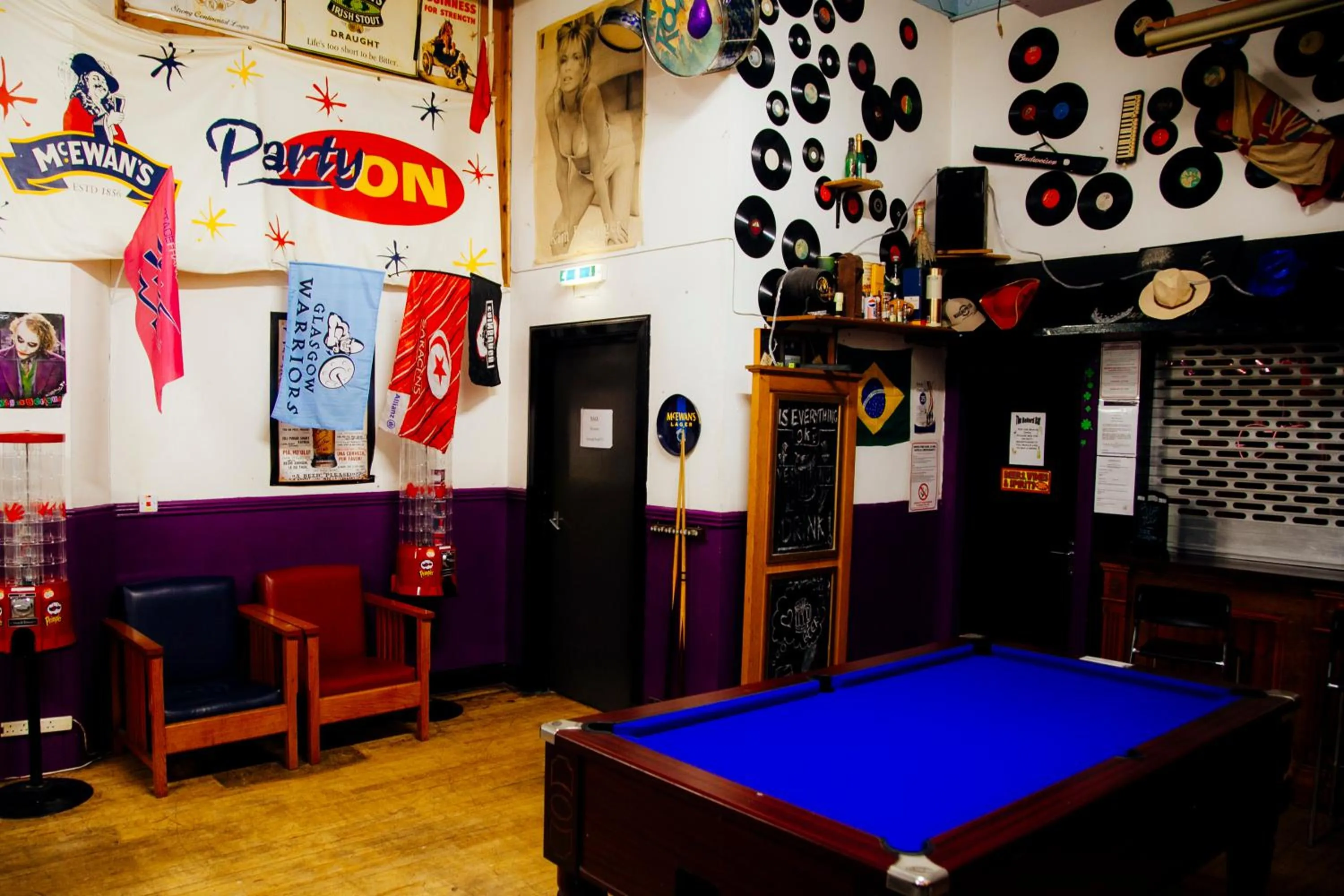 Billiard in Belford Hostel