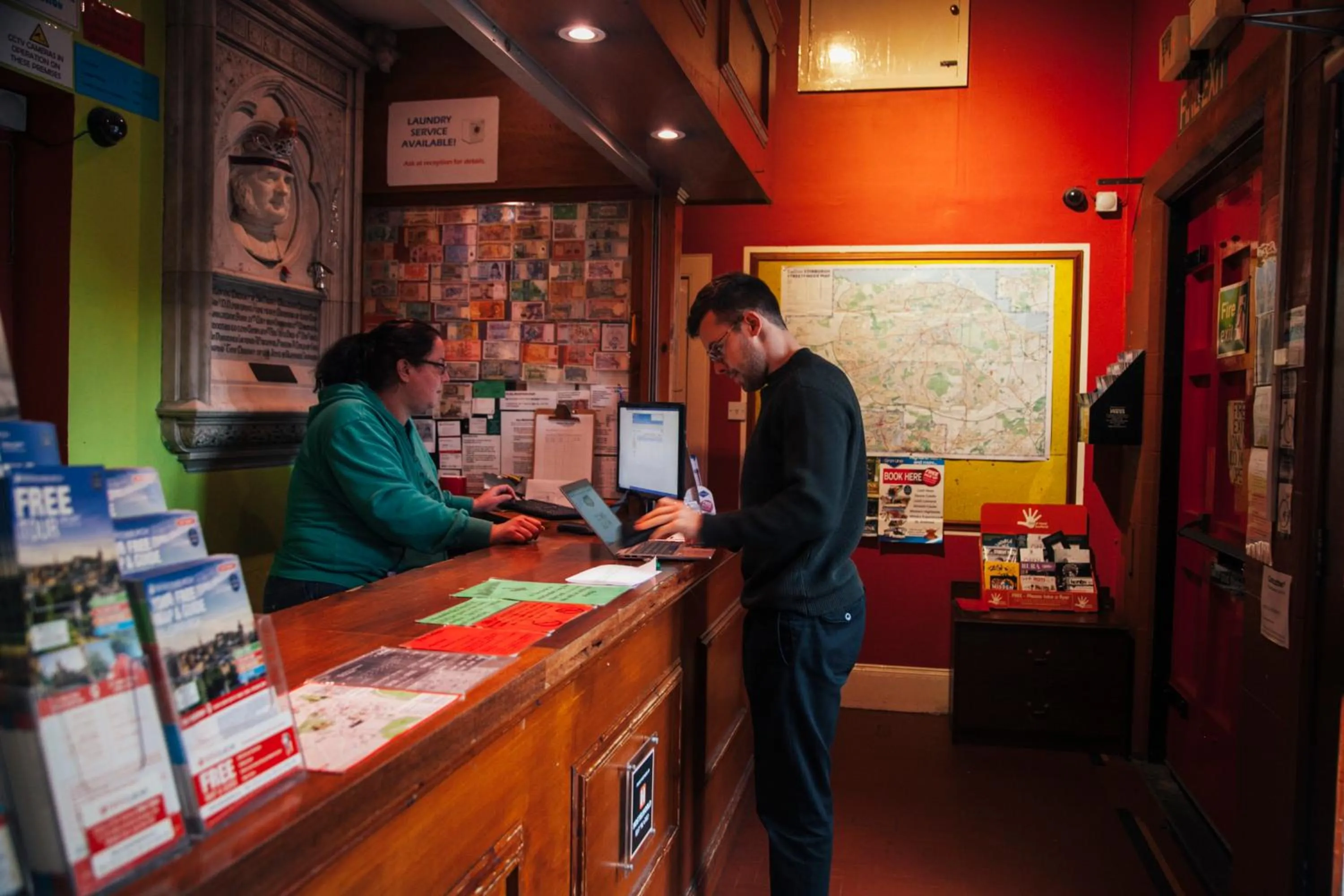 Lobby or reception in Belford Hostel