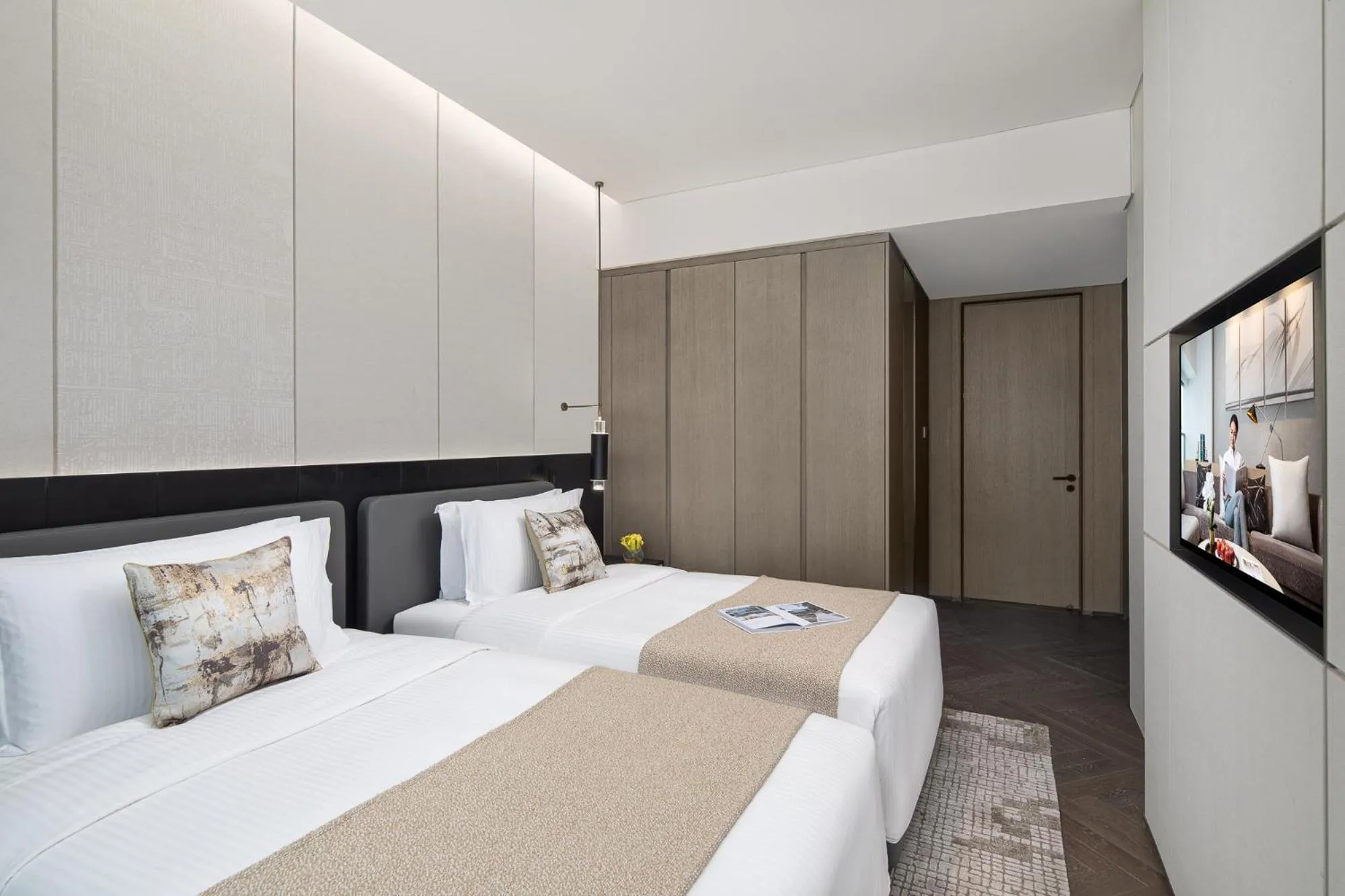 Bedroom, Bed in Ascott Qinhuang Chengdu