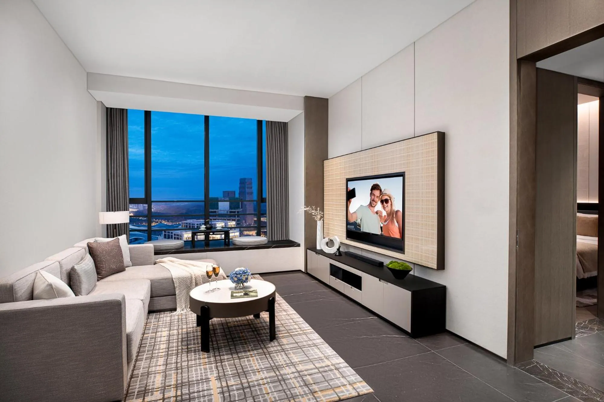 TV and multimedia in Ascott Qinhuang Chengdu