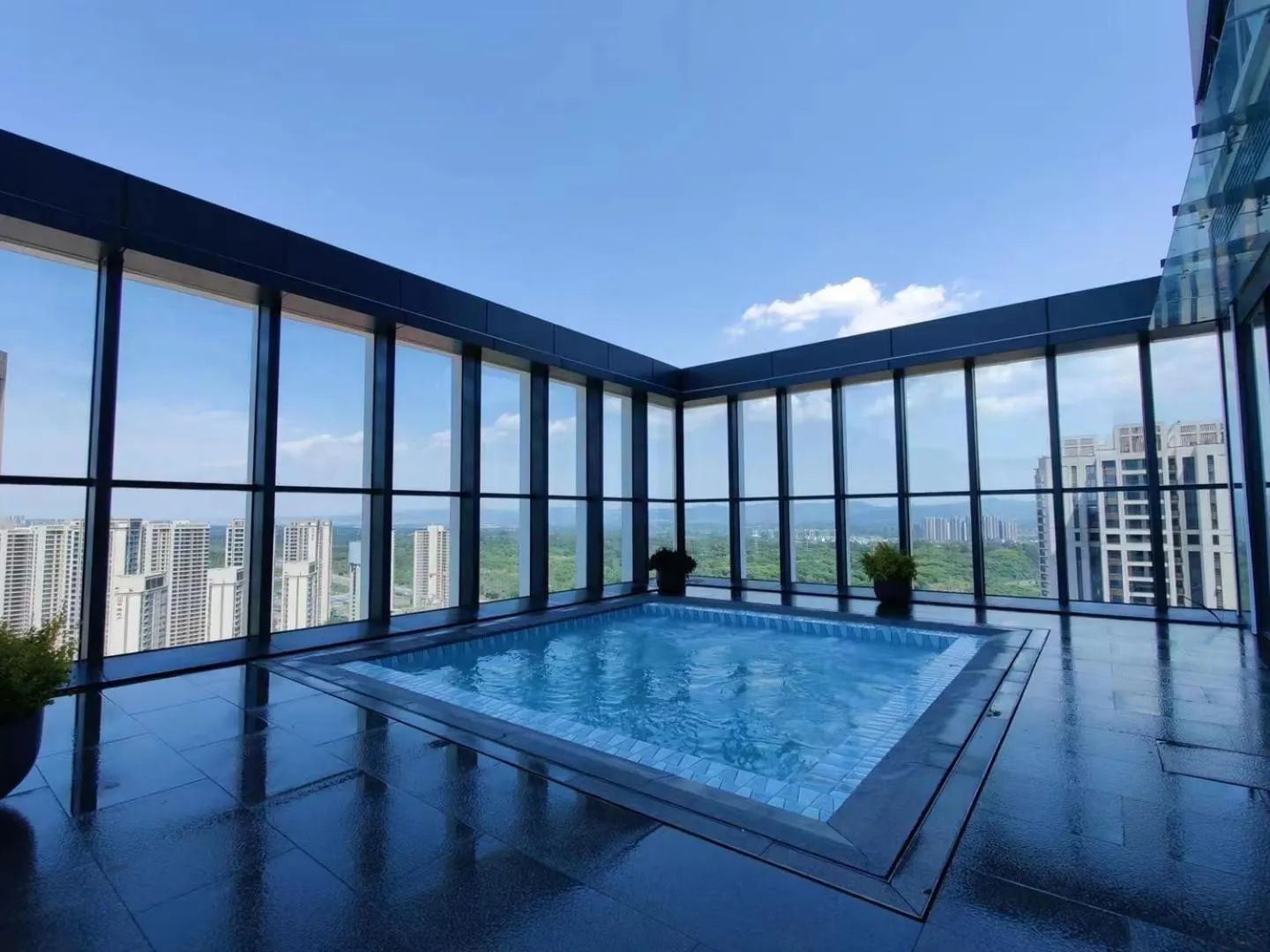 Swimming pool in Ascott Qinhuang Chengdu