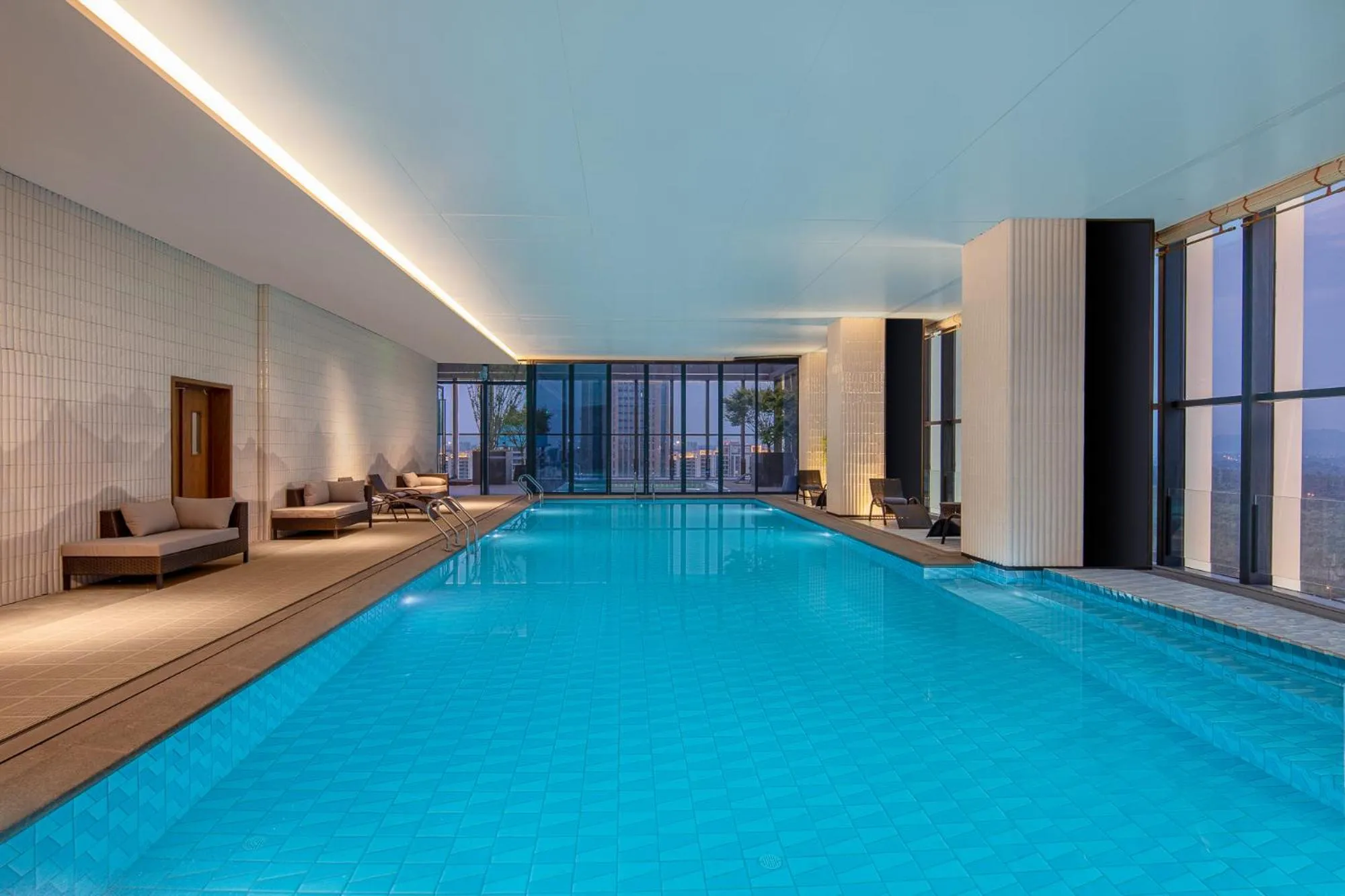 Swimming pool in Ascott Qinhuang Chengdu