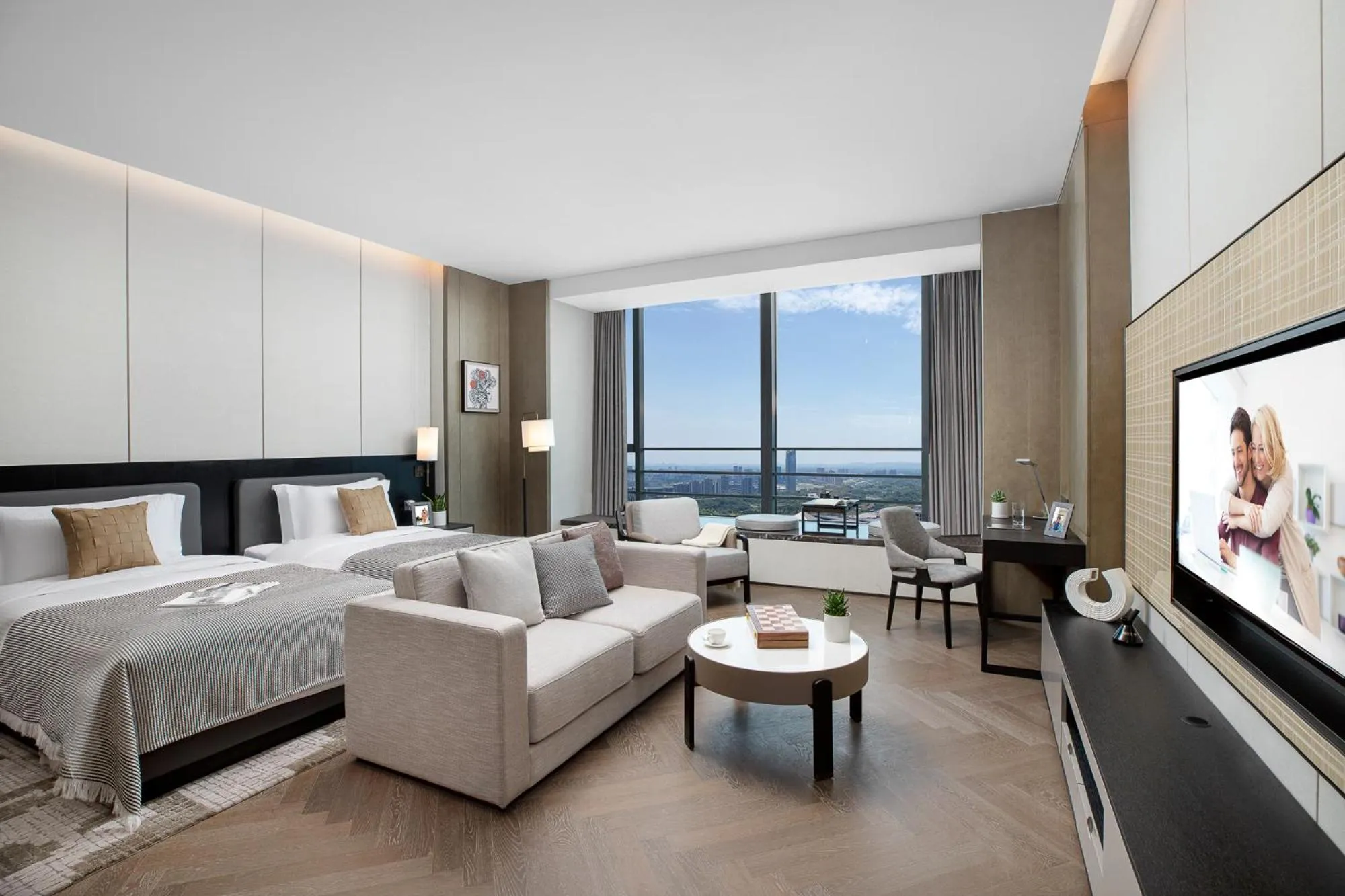 Bed in Ascott Qinhuang Chengdu