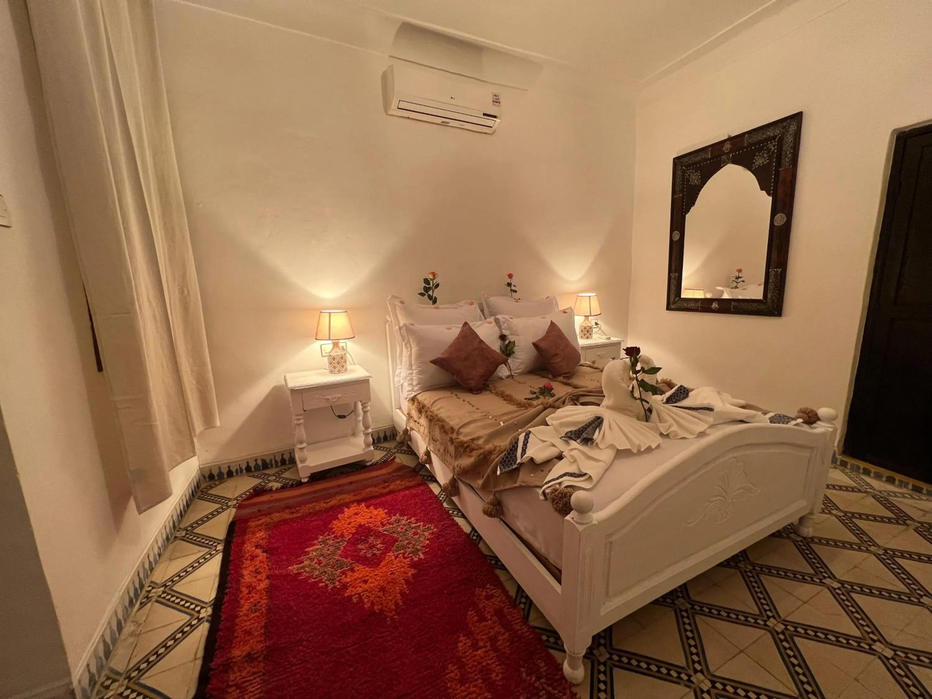Bed in Riad Malfa