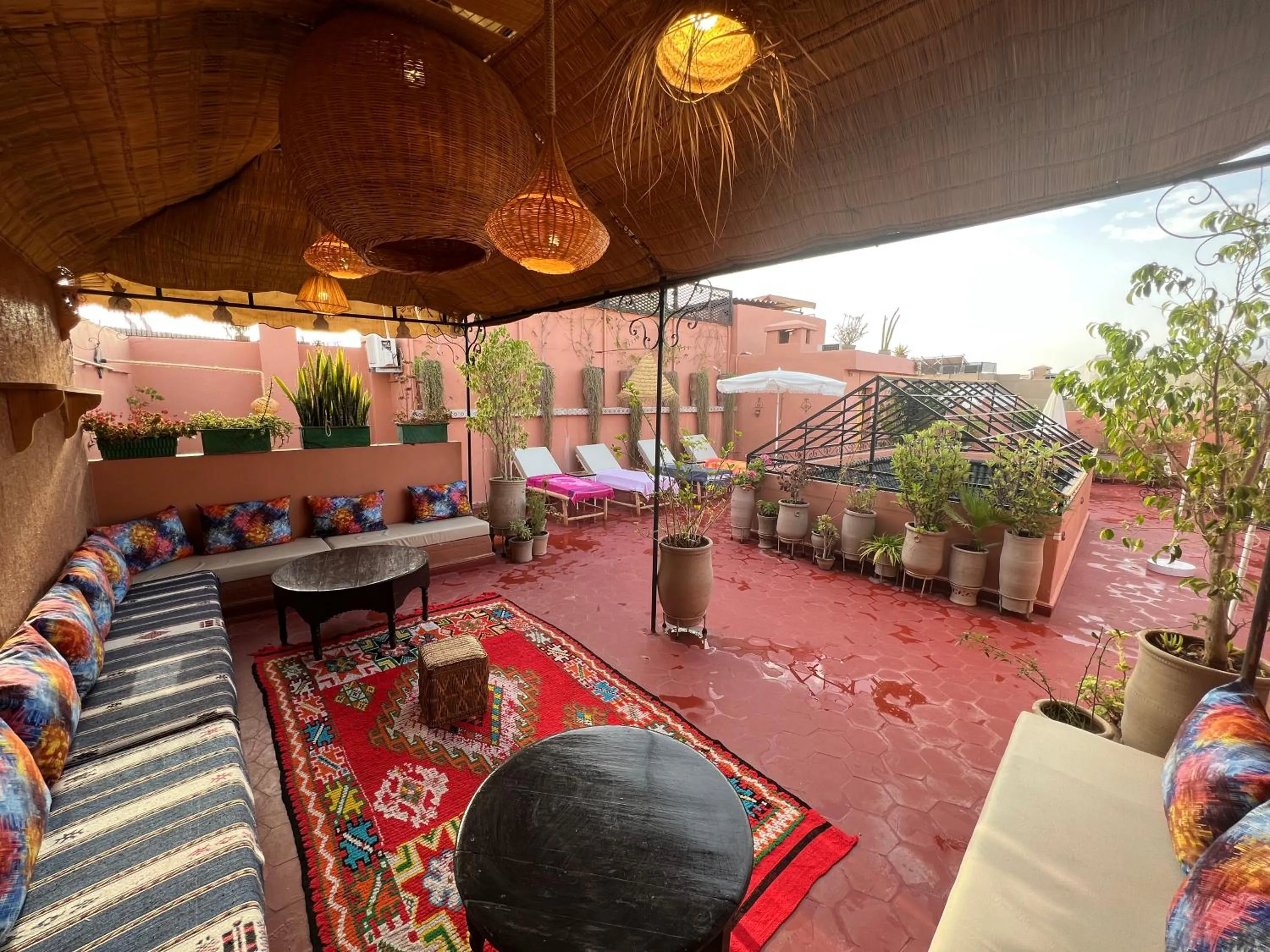 Patio in Riad Malfa