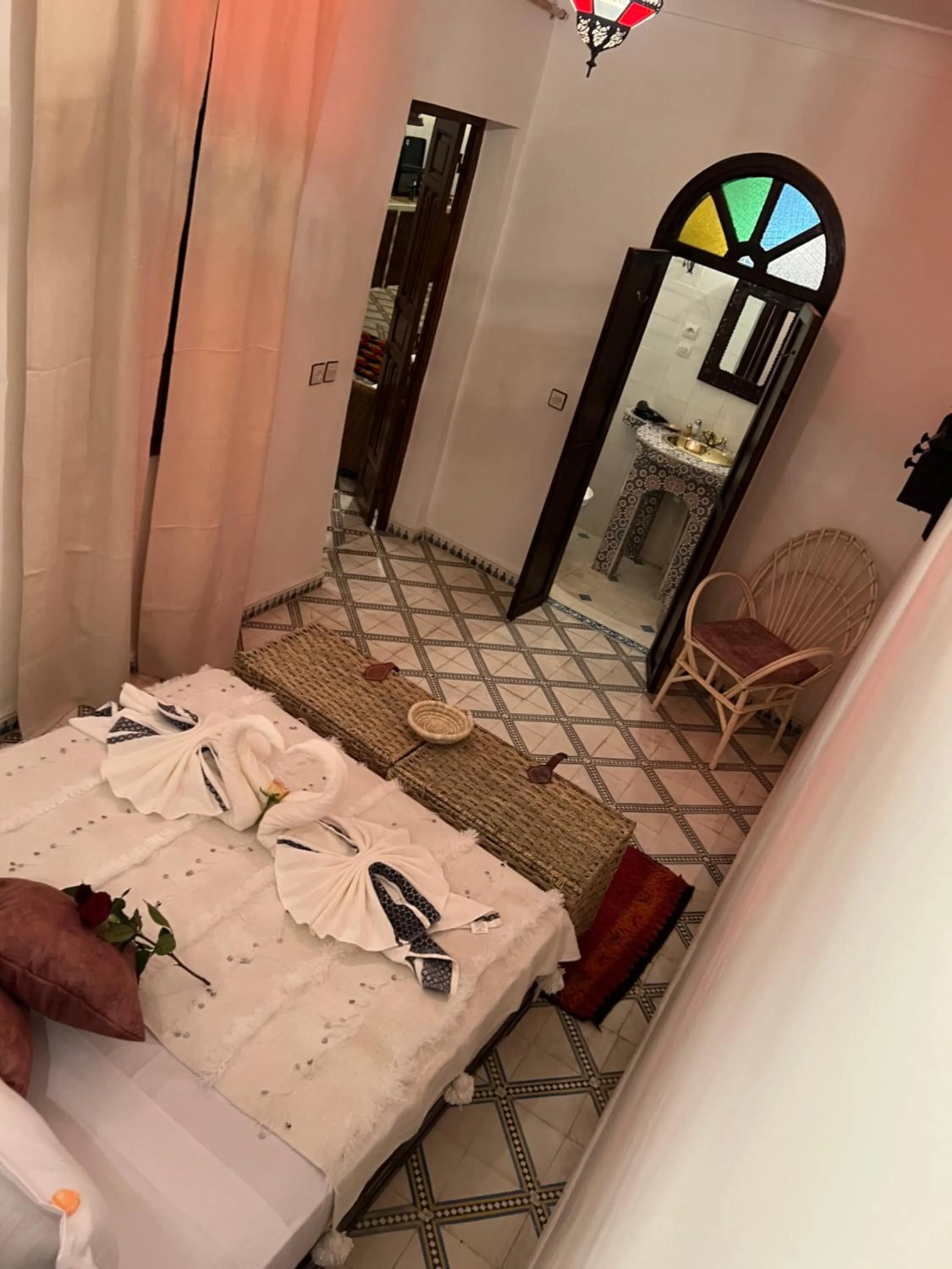 Photo of the whole room, Bed in Riad Malfa