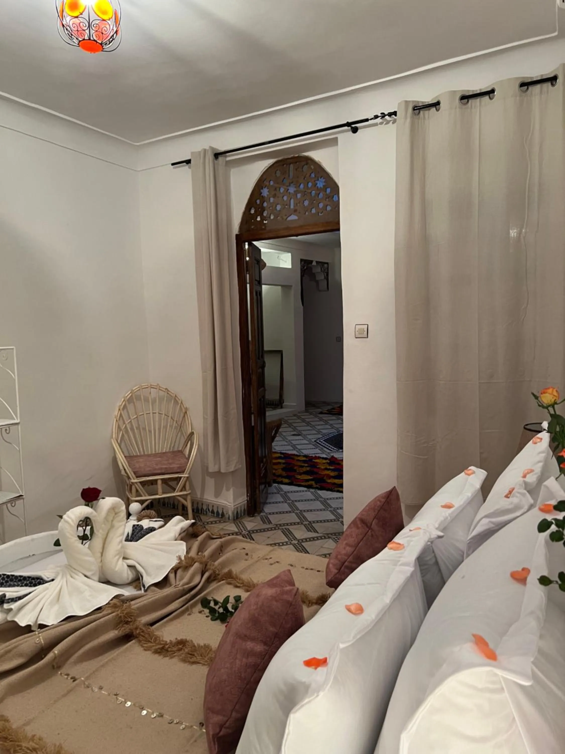 Bedroom, Bed in Riad Malfa