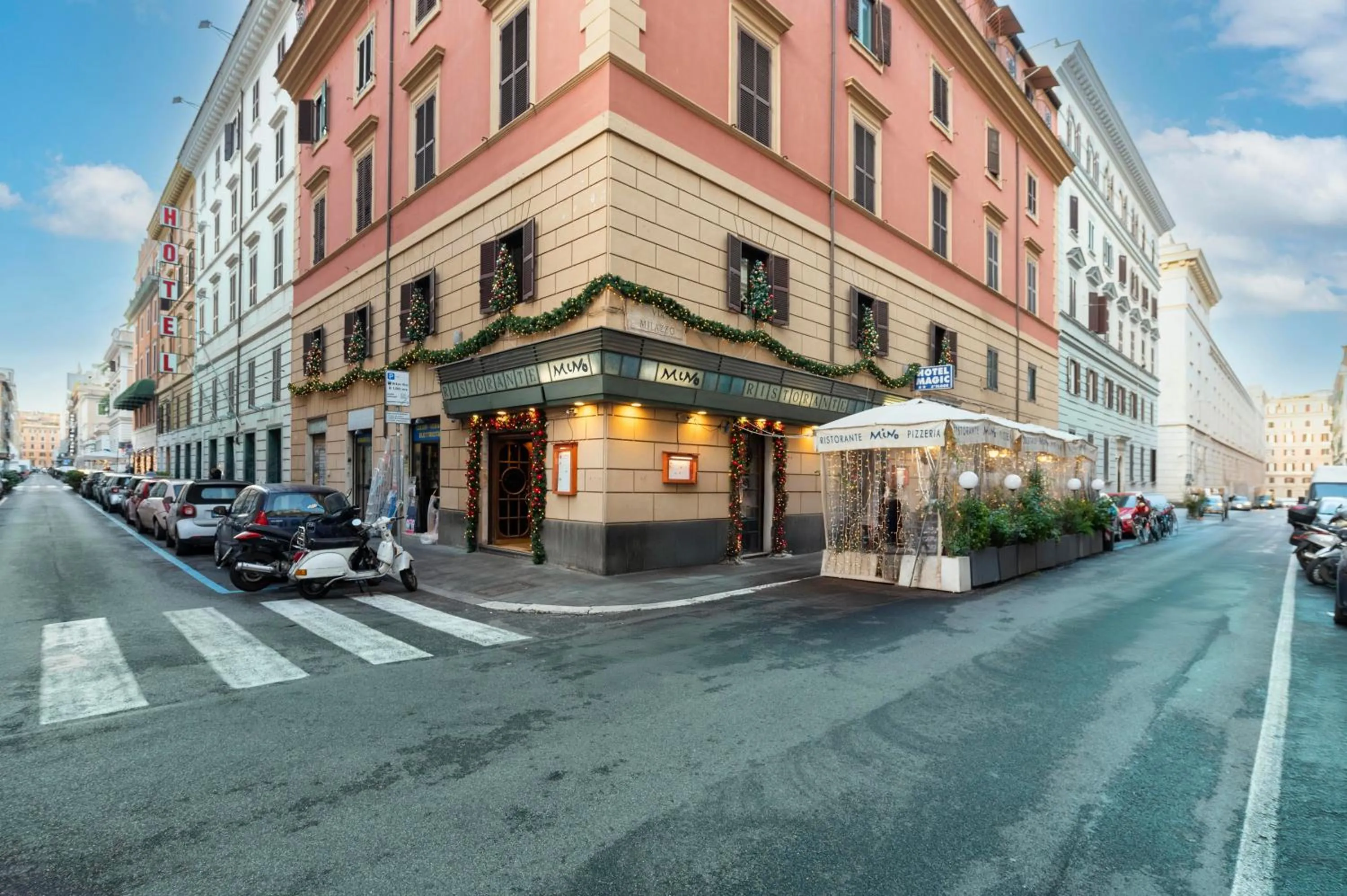 Property building in Hotel Magic