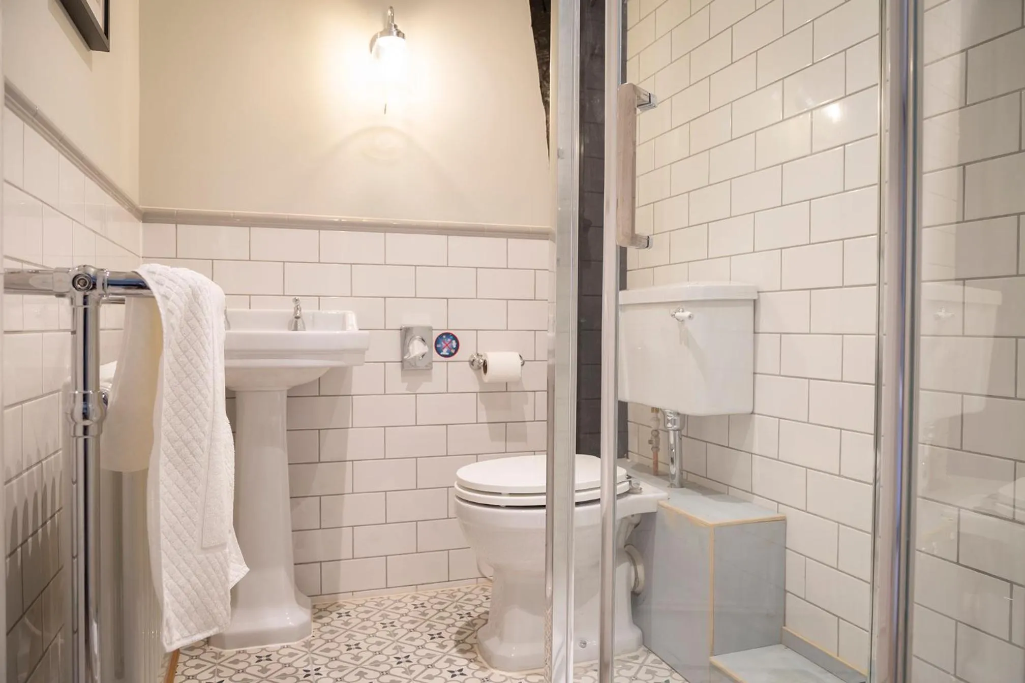 Bathroom in Worlington Hall