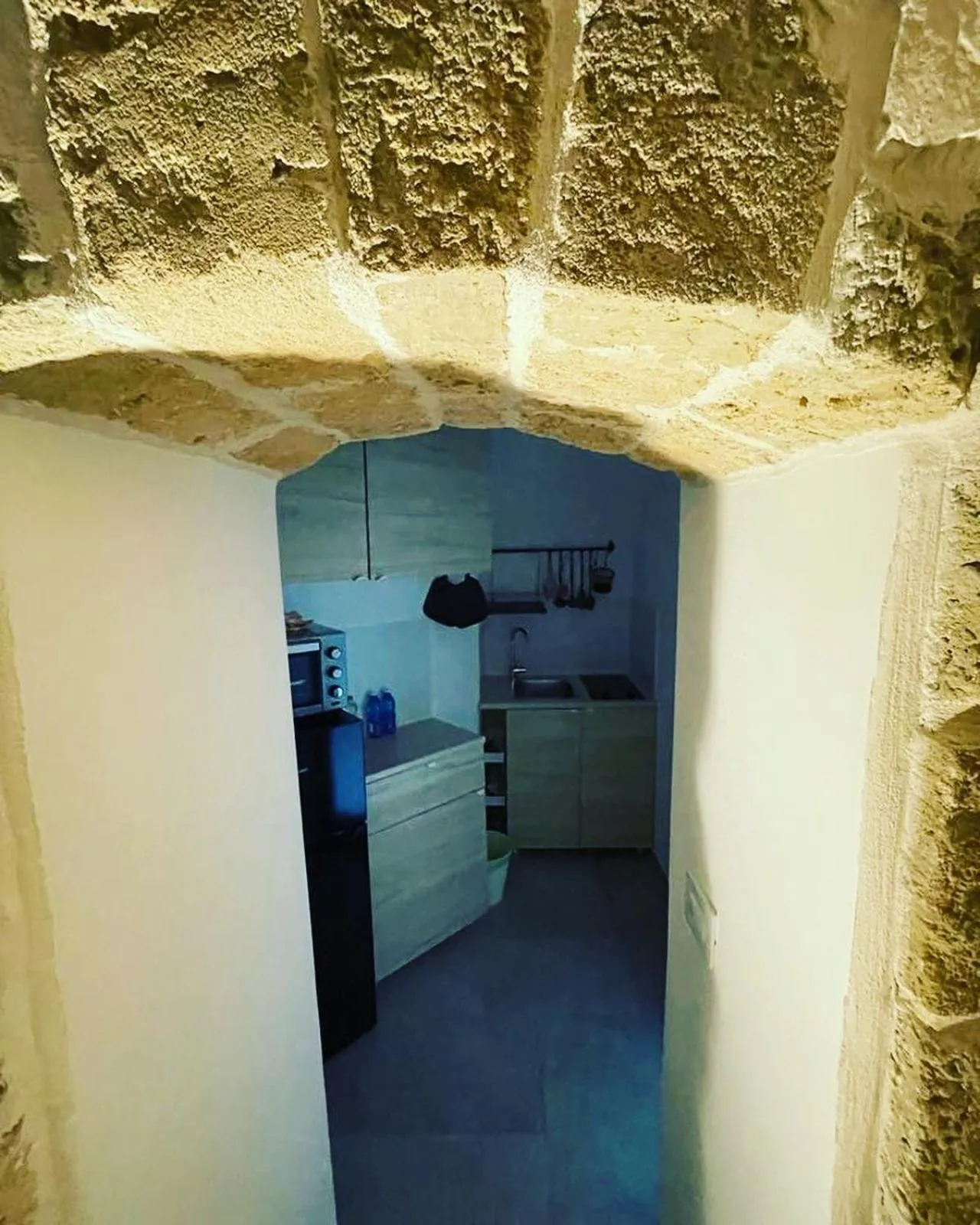 Kitchen or kitchenette in Primo bed and breakfast