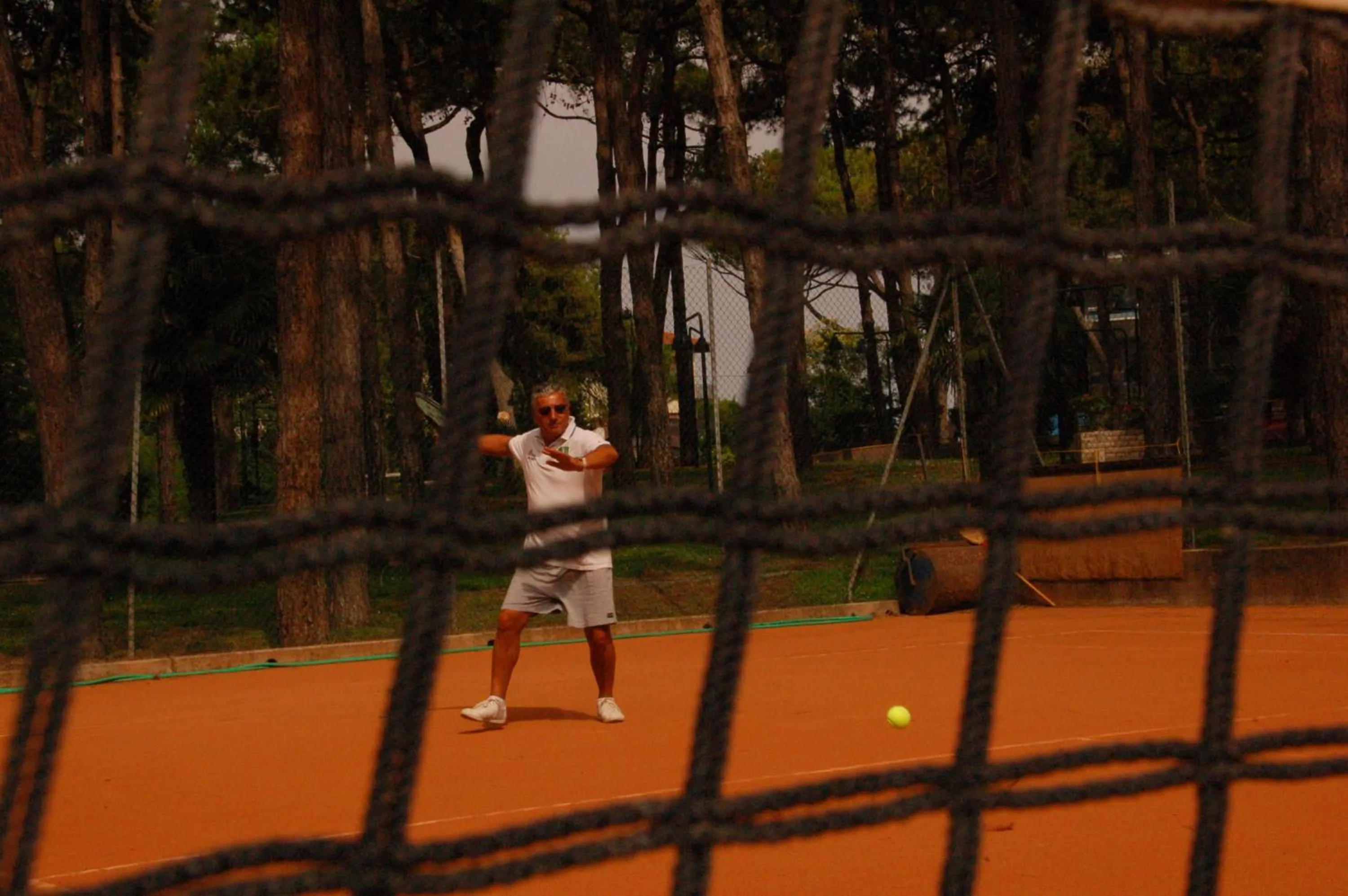 Tennis court in Fantinello Hotel