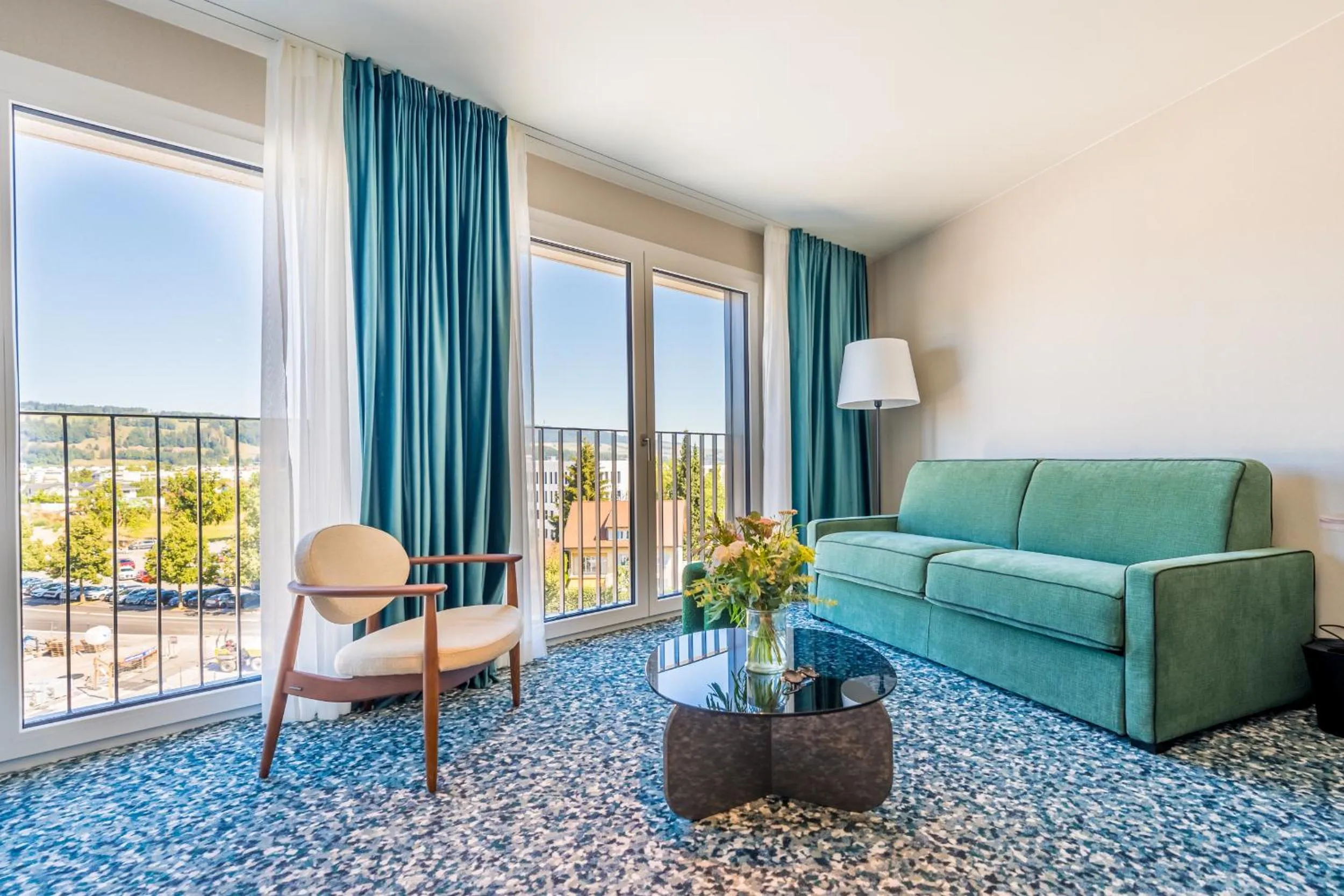 Bedroom in Hotel D Bulle - La Gruyère