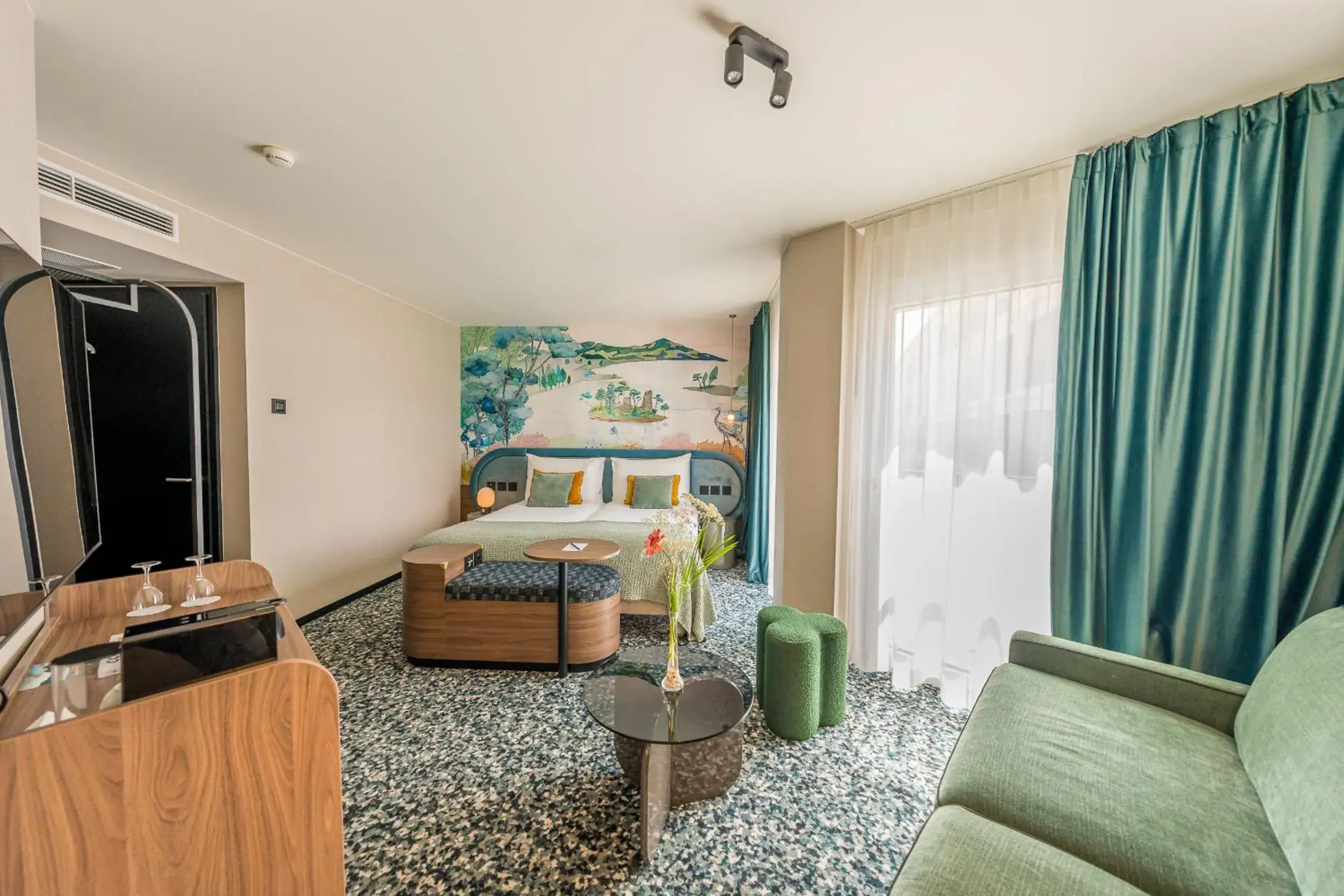 Bedroom, Bed in Hotel D Bulle - La Gruyère Bedroom, Bed in Hotel D Bulle - La Gruyère