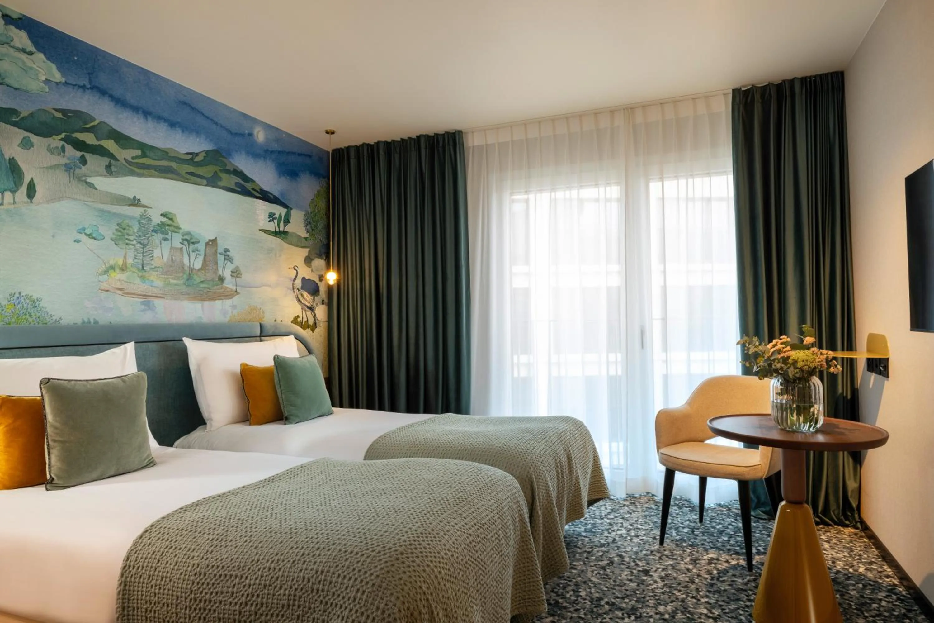 Bedroom, Bed in Hotel D Bulle - La Gruyère