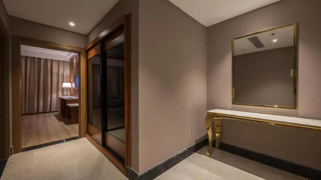 Bed in فندق فلافور Flavor Hotel Bed in فندق فلافور Flavor Hotel