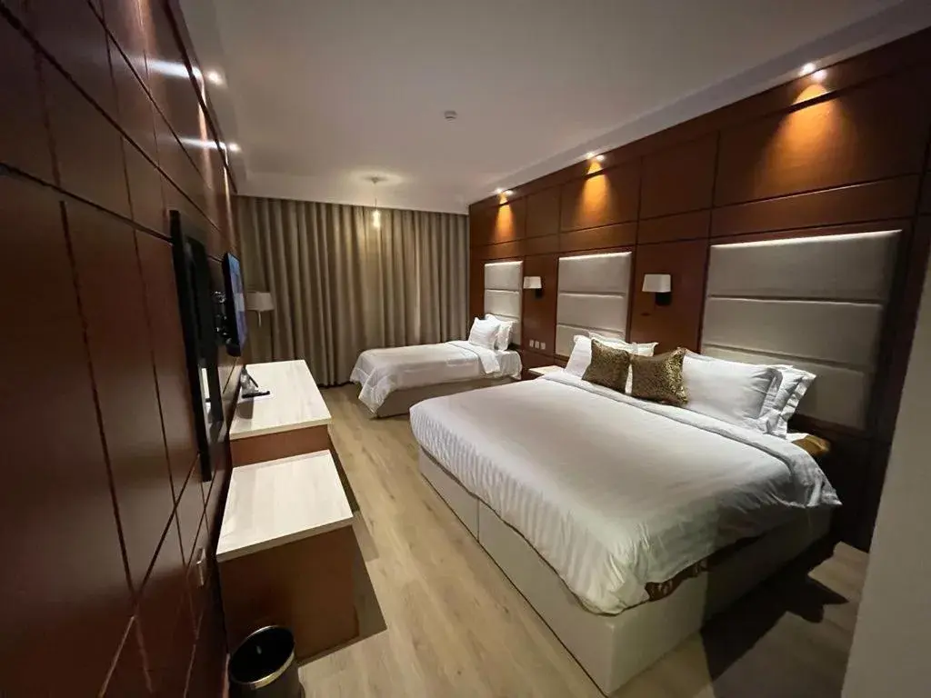 Bed in فندق فلافور Flavor Hotel Bed in فندق فلافور Flavor Hotel