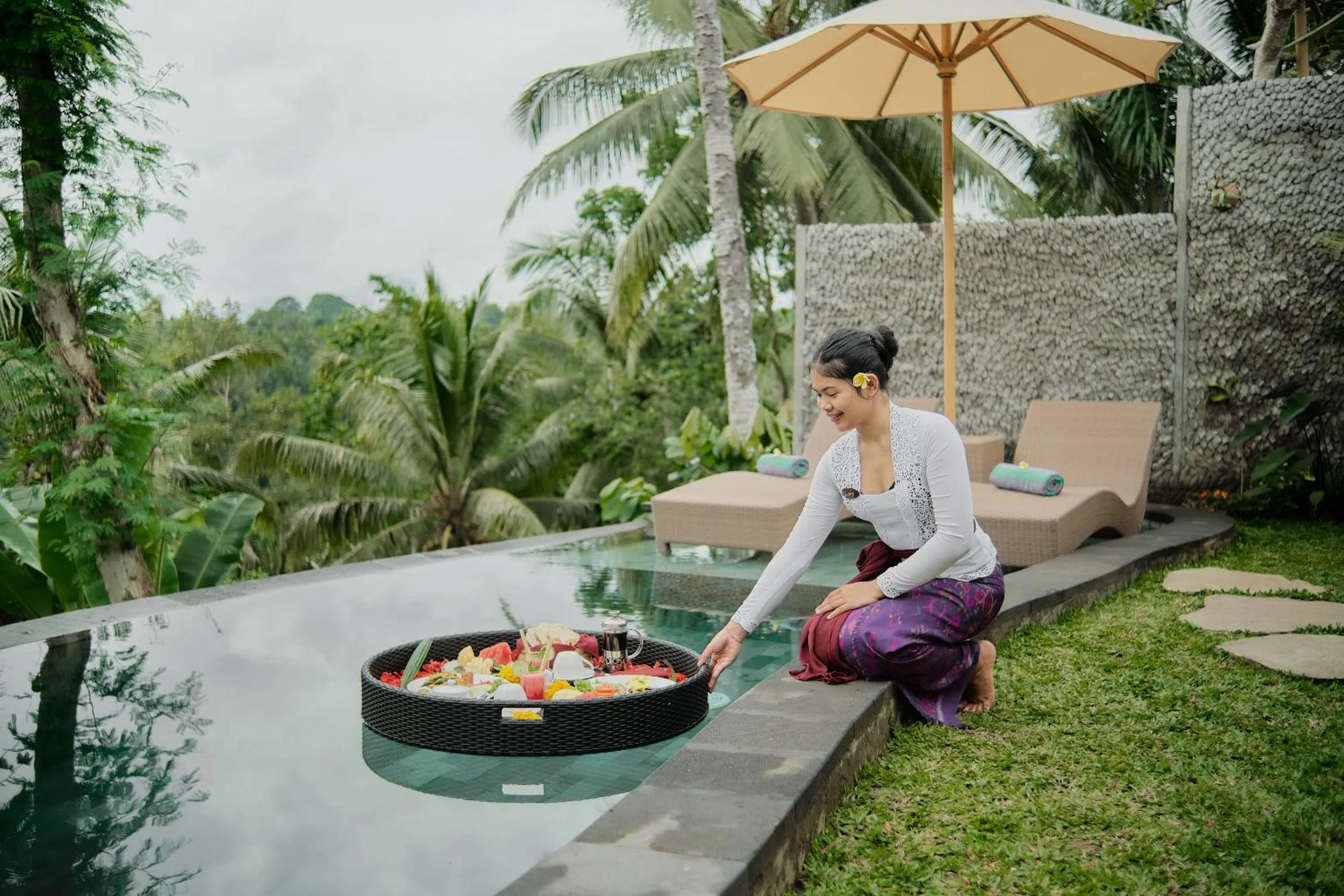 Swimming pool in Anandari Ubud Villa