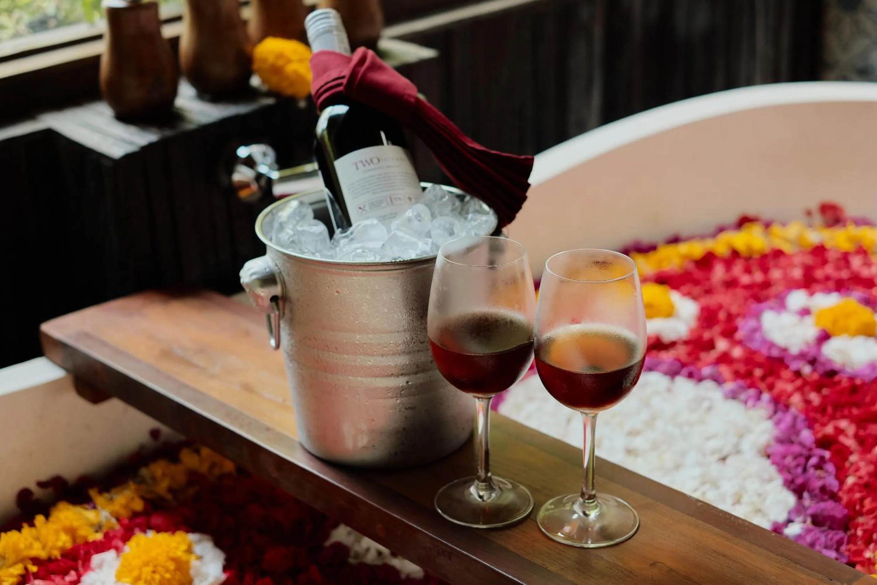 Drinks in Anandari Ubud Villa