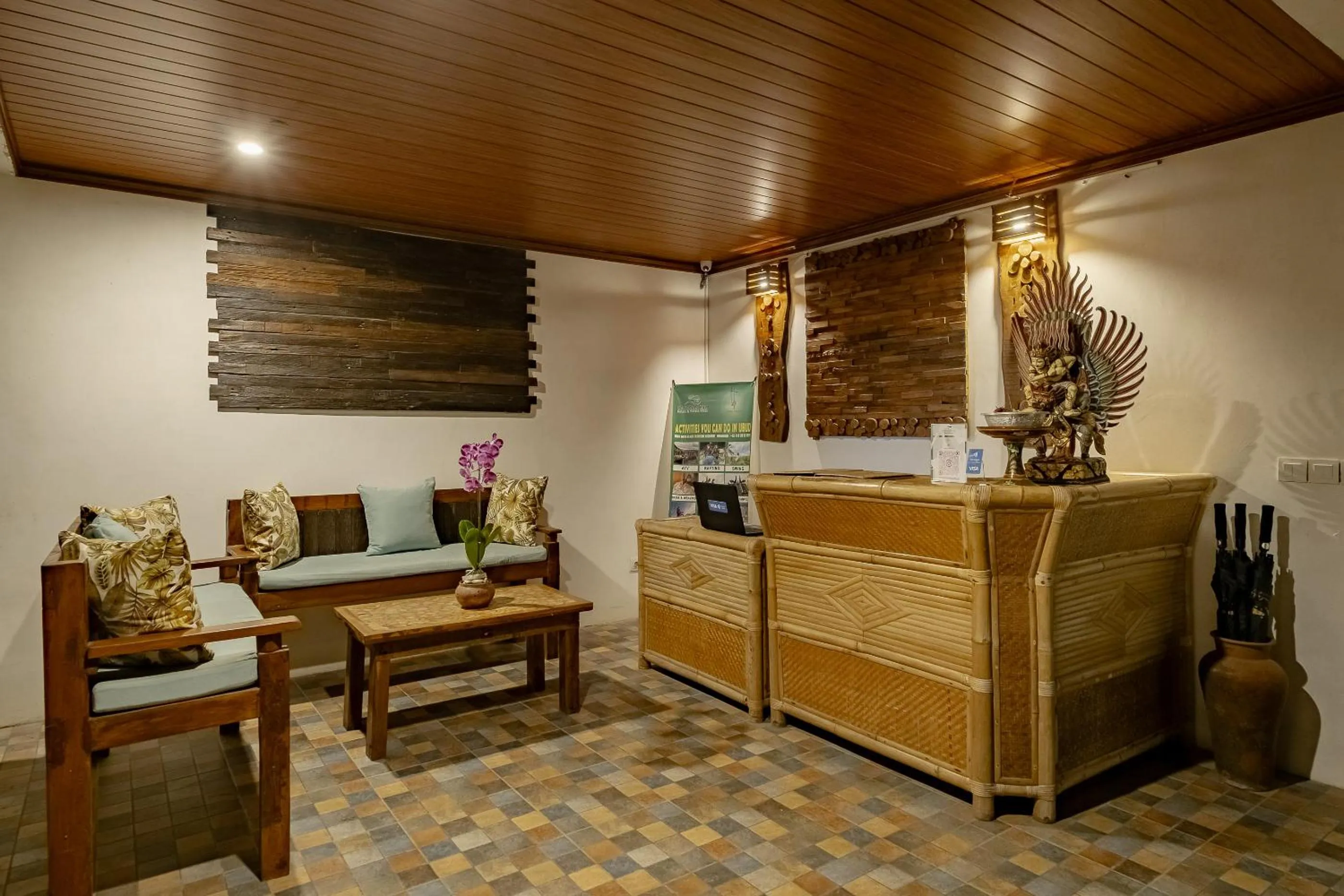 Lobby or reception in Anandari Ubud Villa