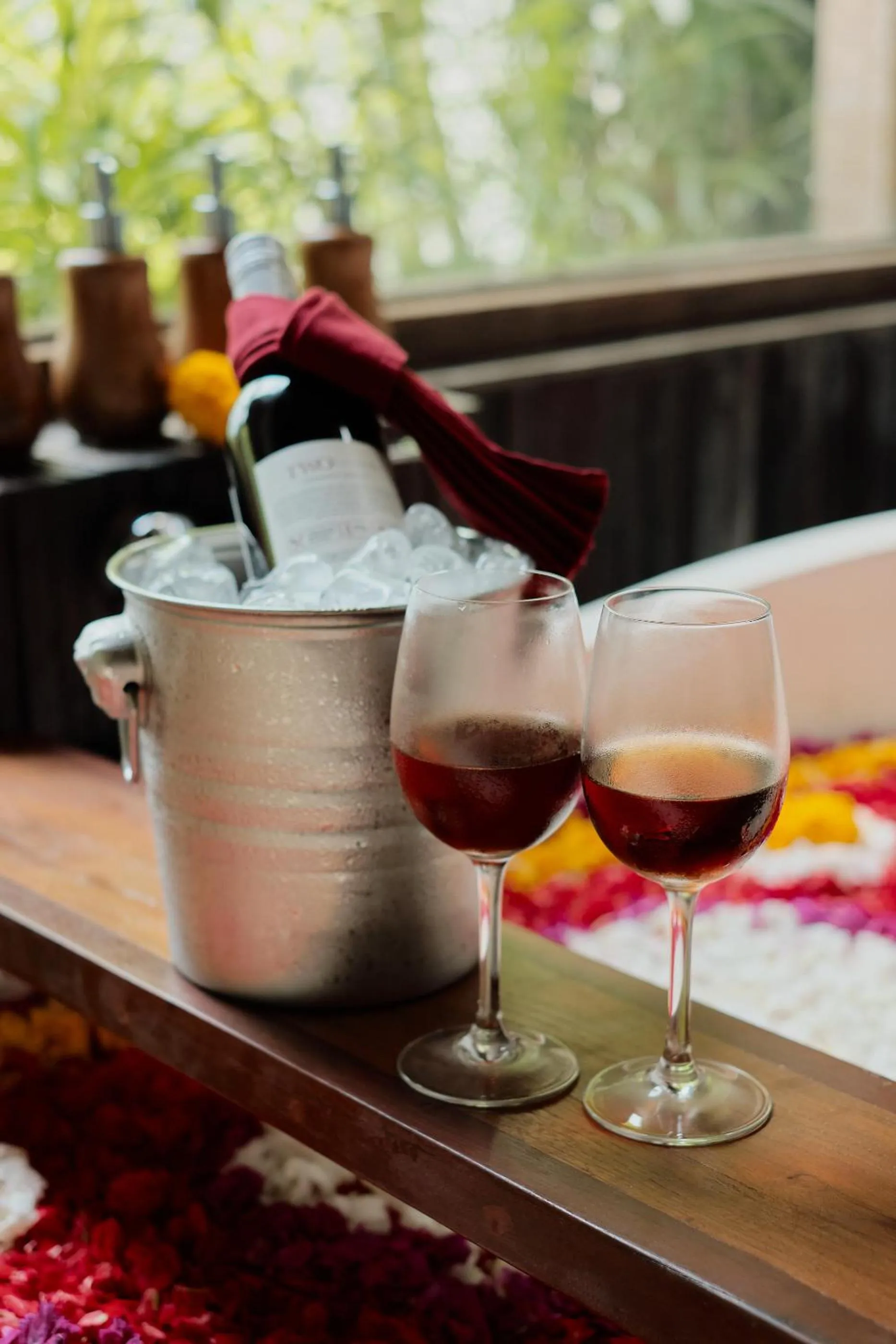 Alcoholic drinks in Anandari Ubud Villa