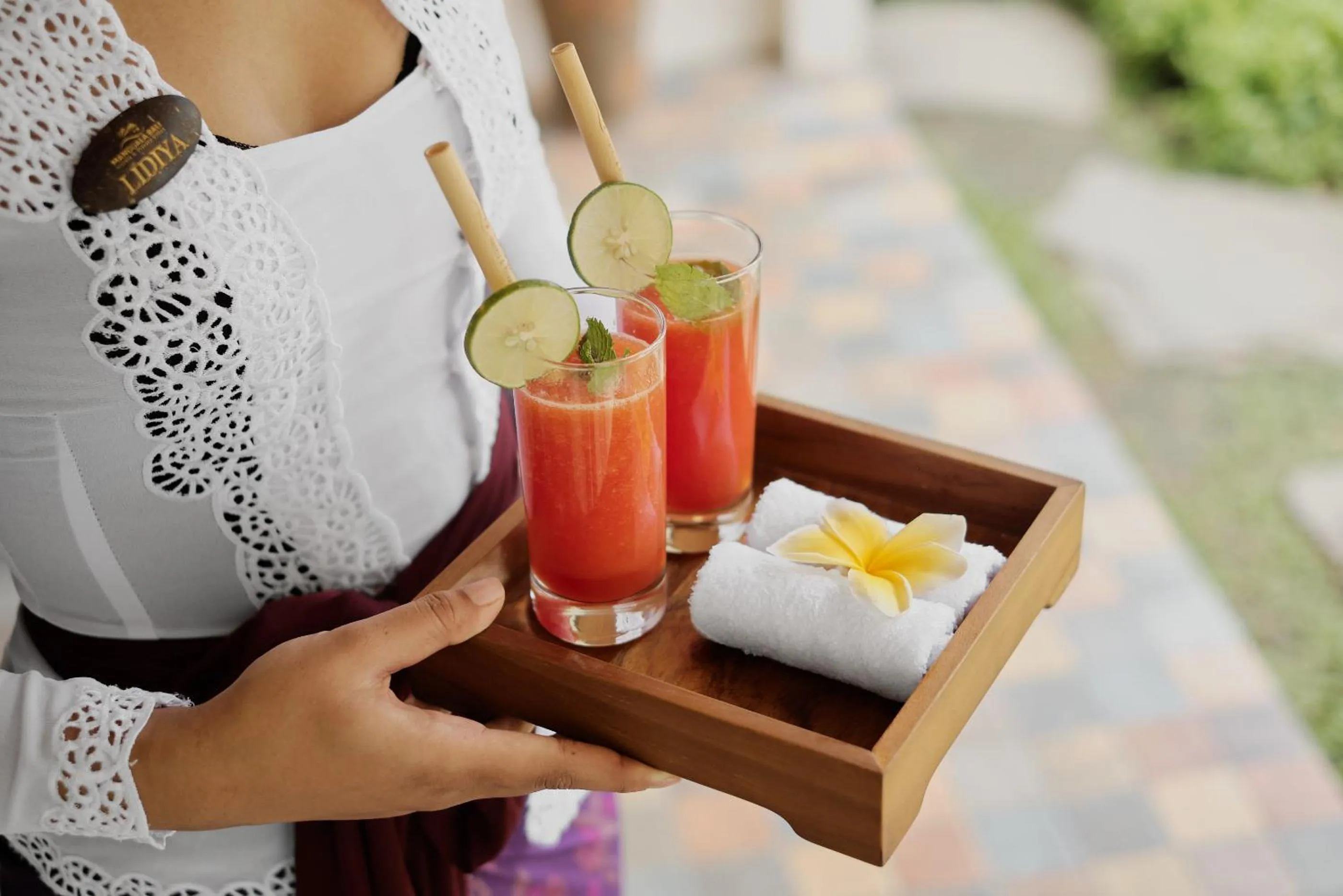 Drinks in Anandari Ubud Villa