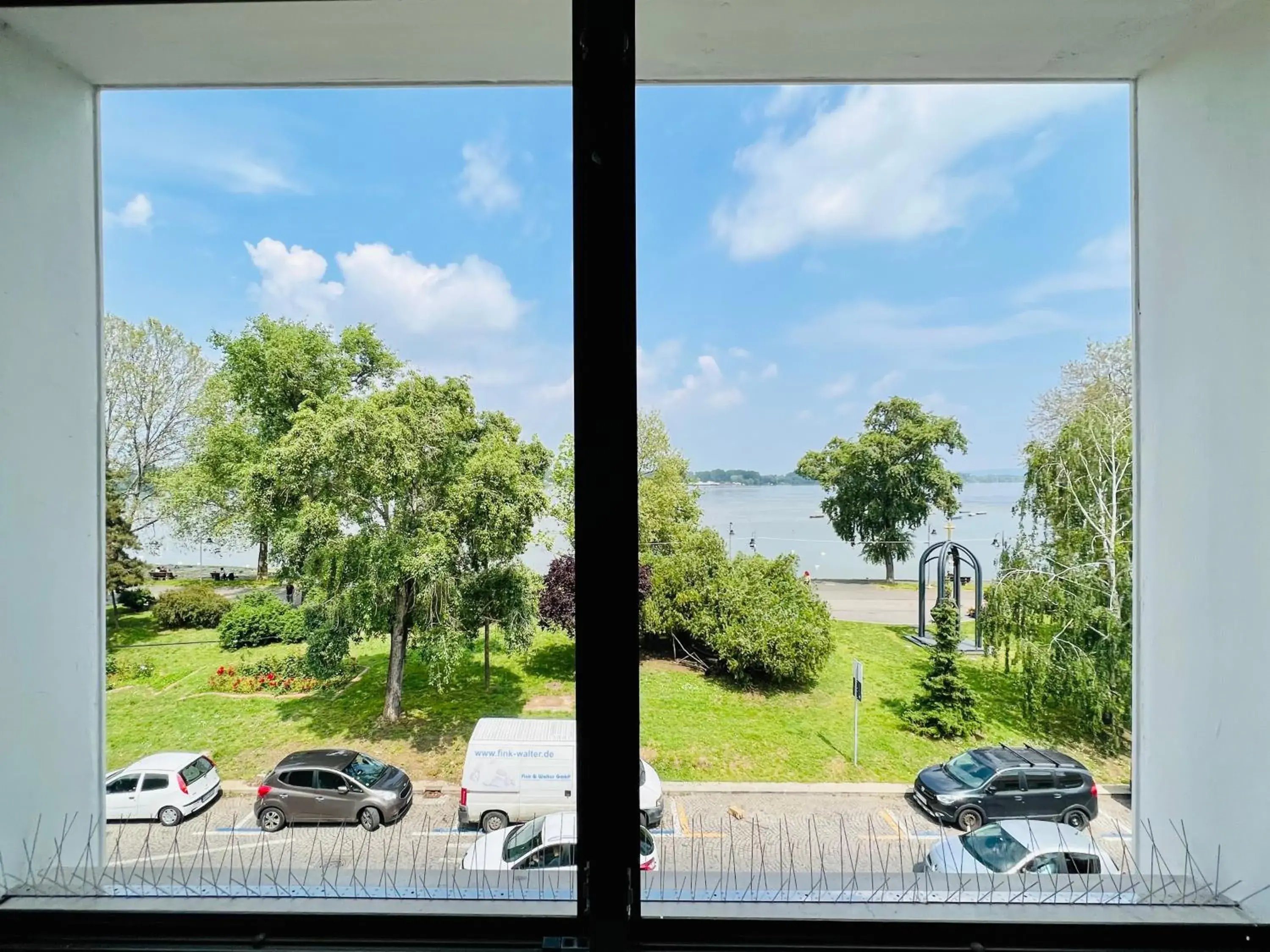 River view in Side One Design Hotel Garni River view in Side One Design Hotel Garni