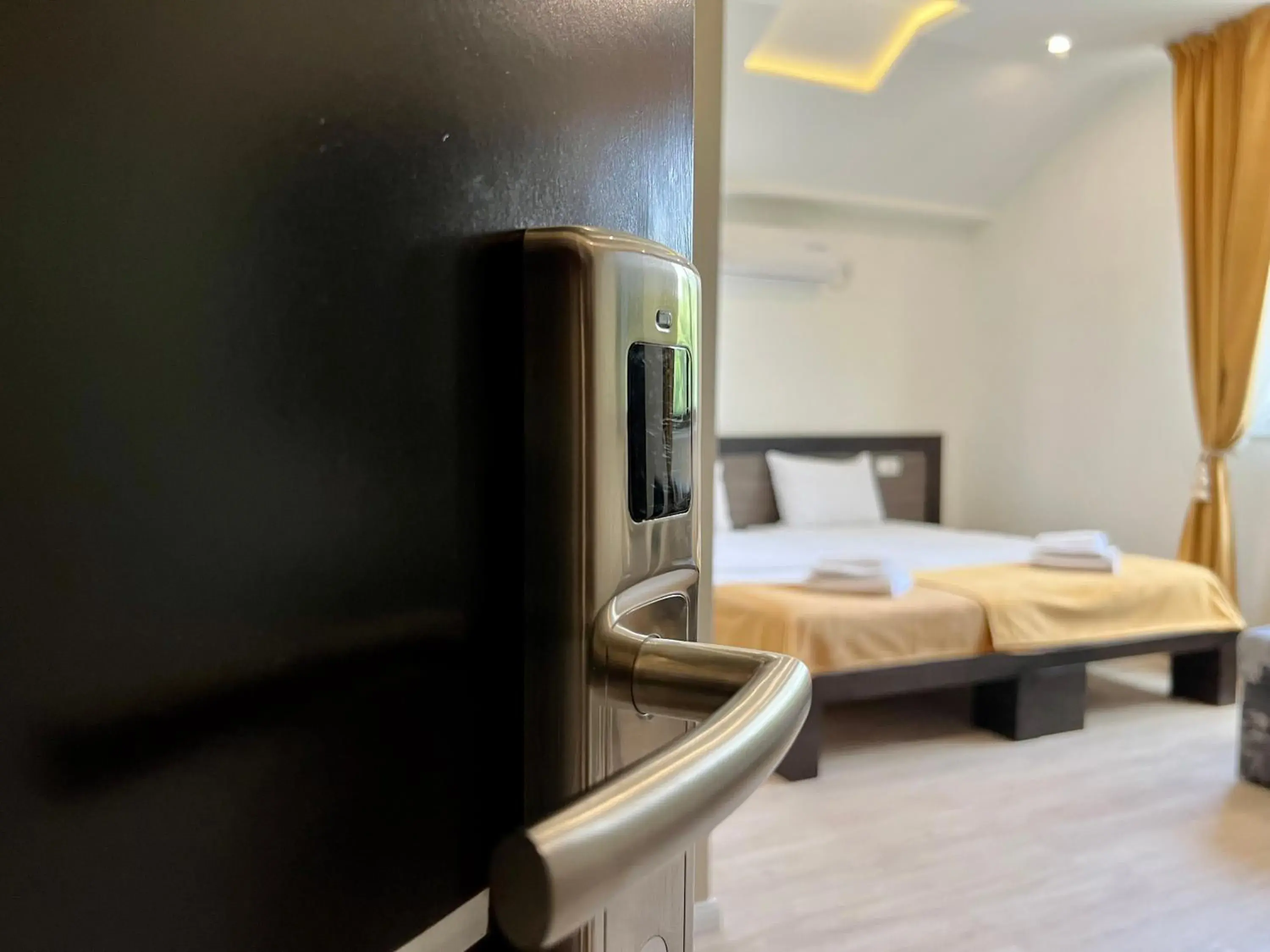 Bedroom, Bed in Side One Design Hotel Garni Bedroom, Bed in Side One Design Hotel Garni