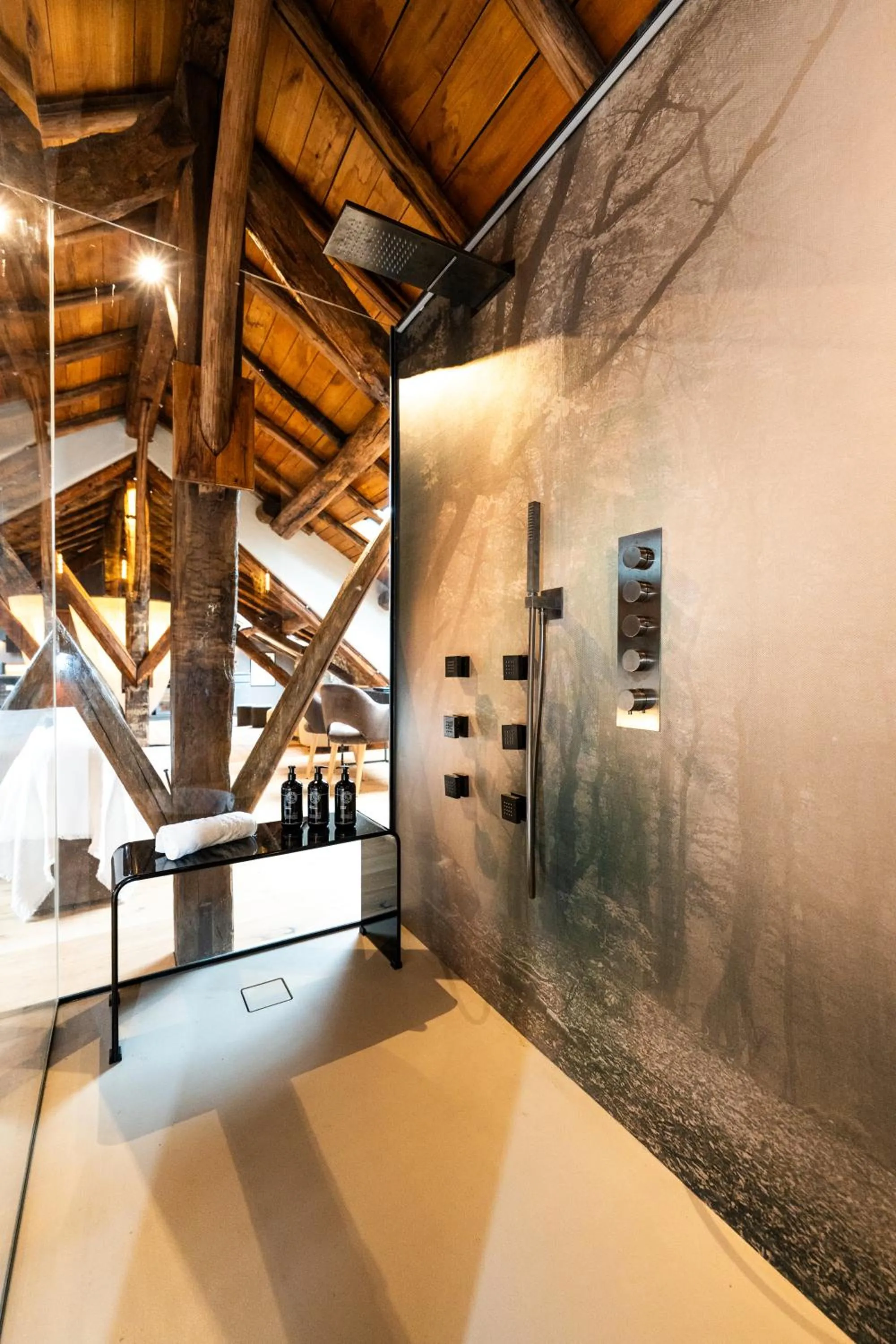 Shower in La Casa del Mulino